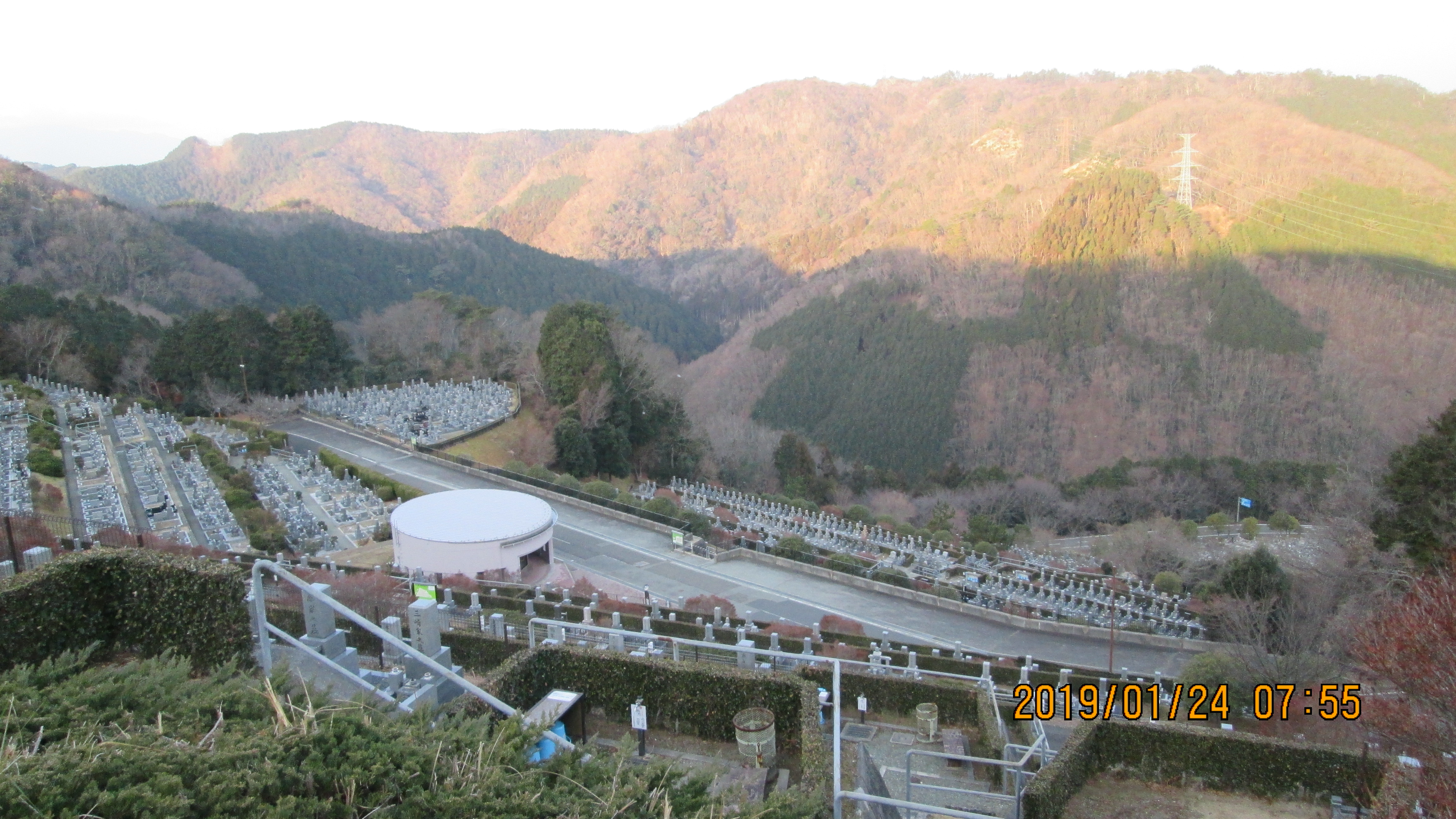 階段墓所：2番枝道からの風景②