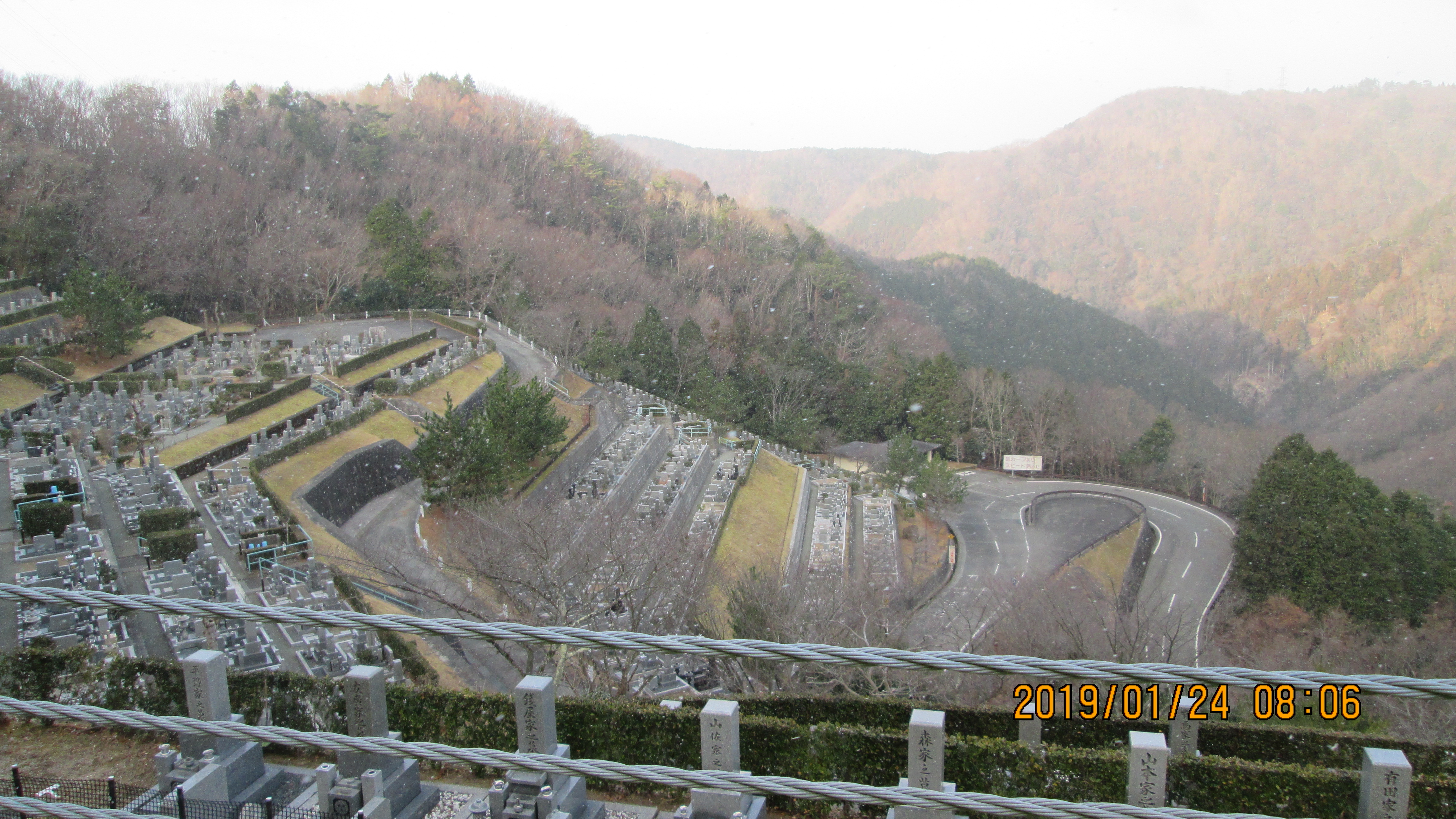 階段墓所：3番枝道からの風景②