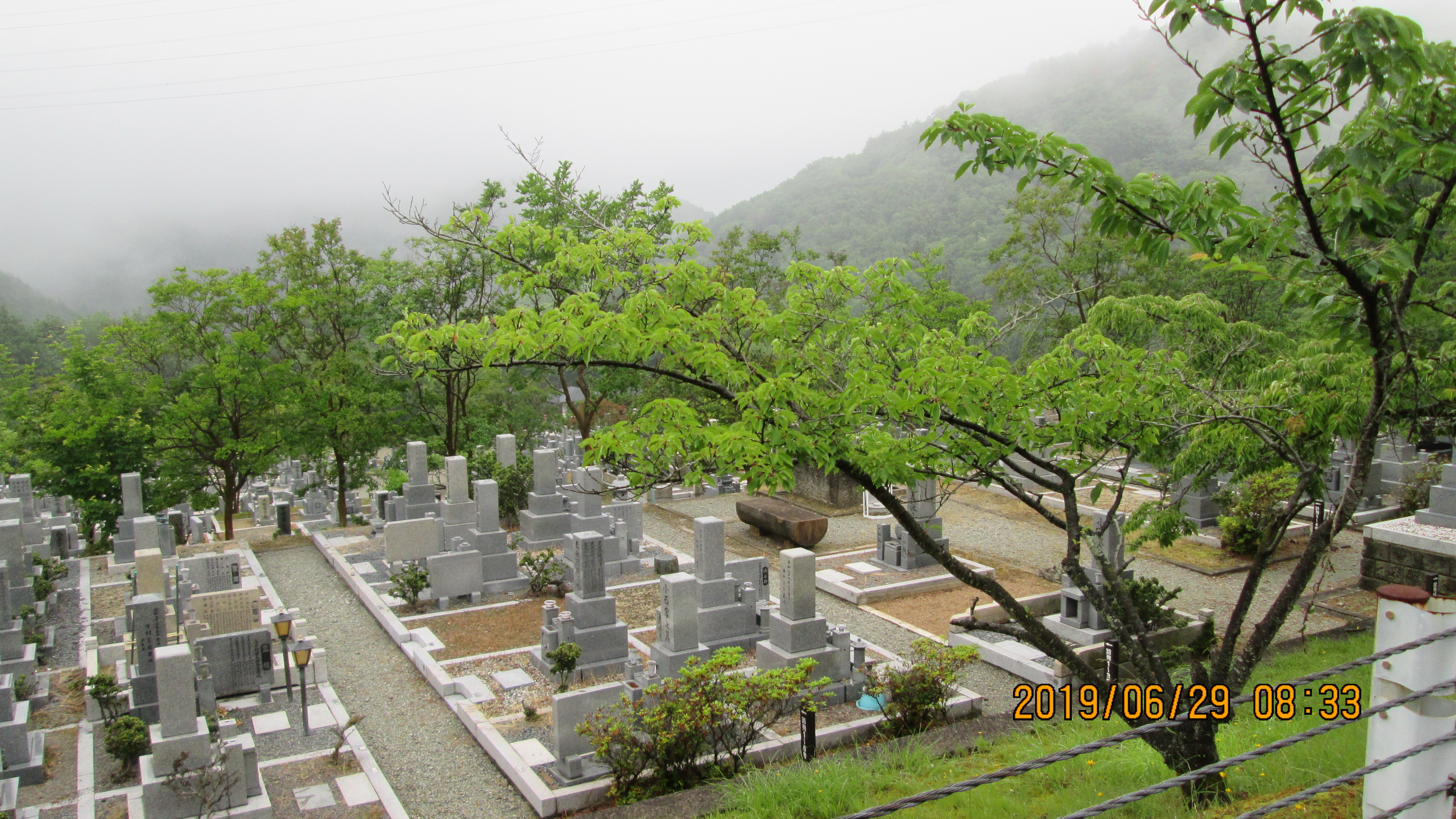 階段墓域・5番枝道風景～撮影