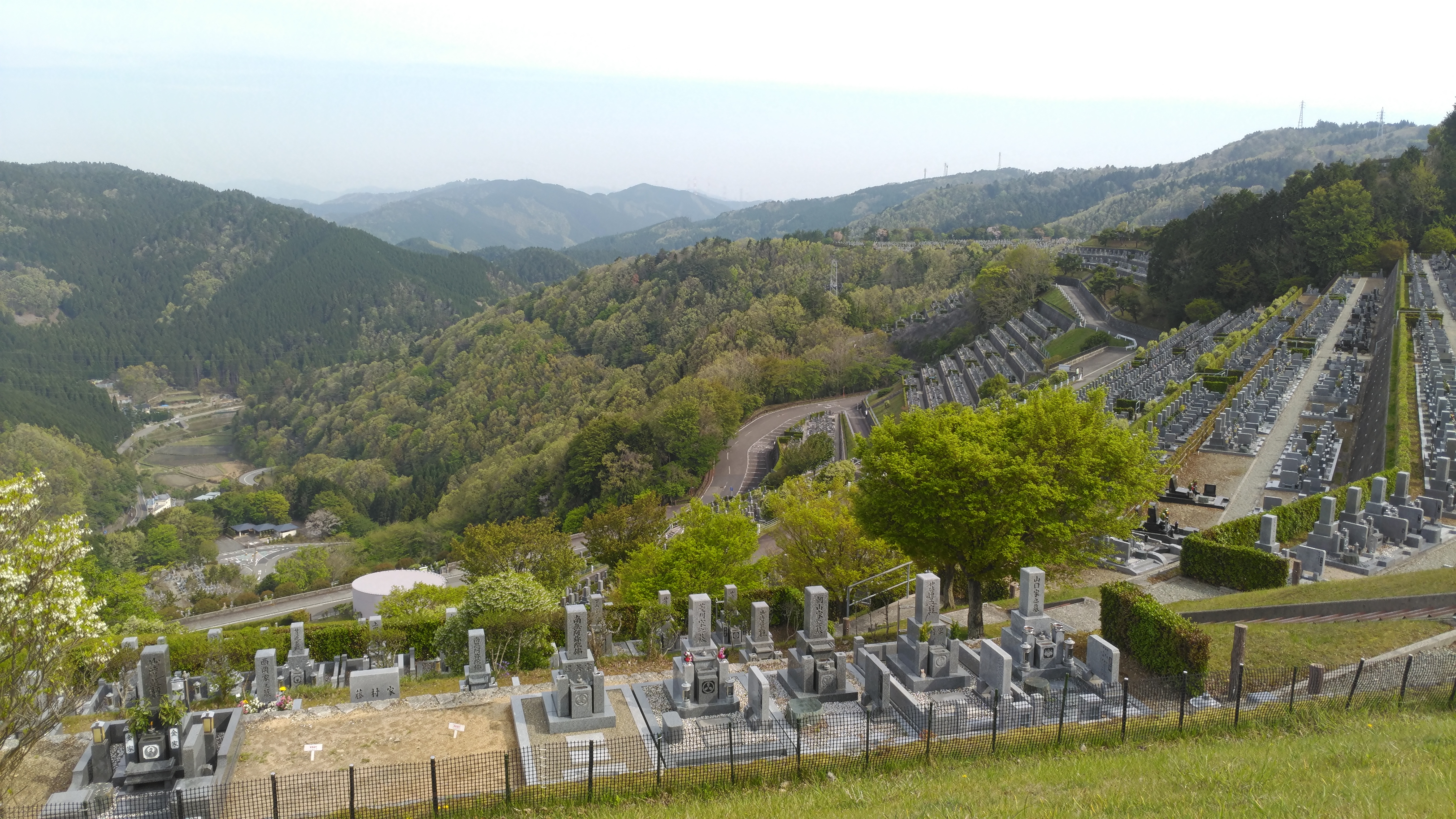 階段墓域・7区3番上段駐車場～