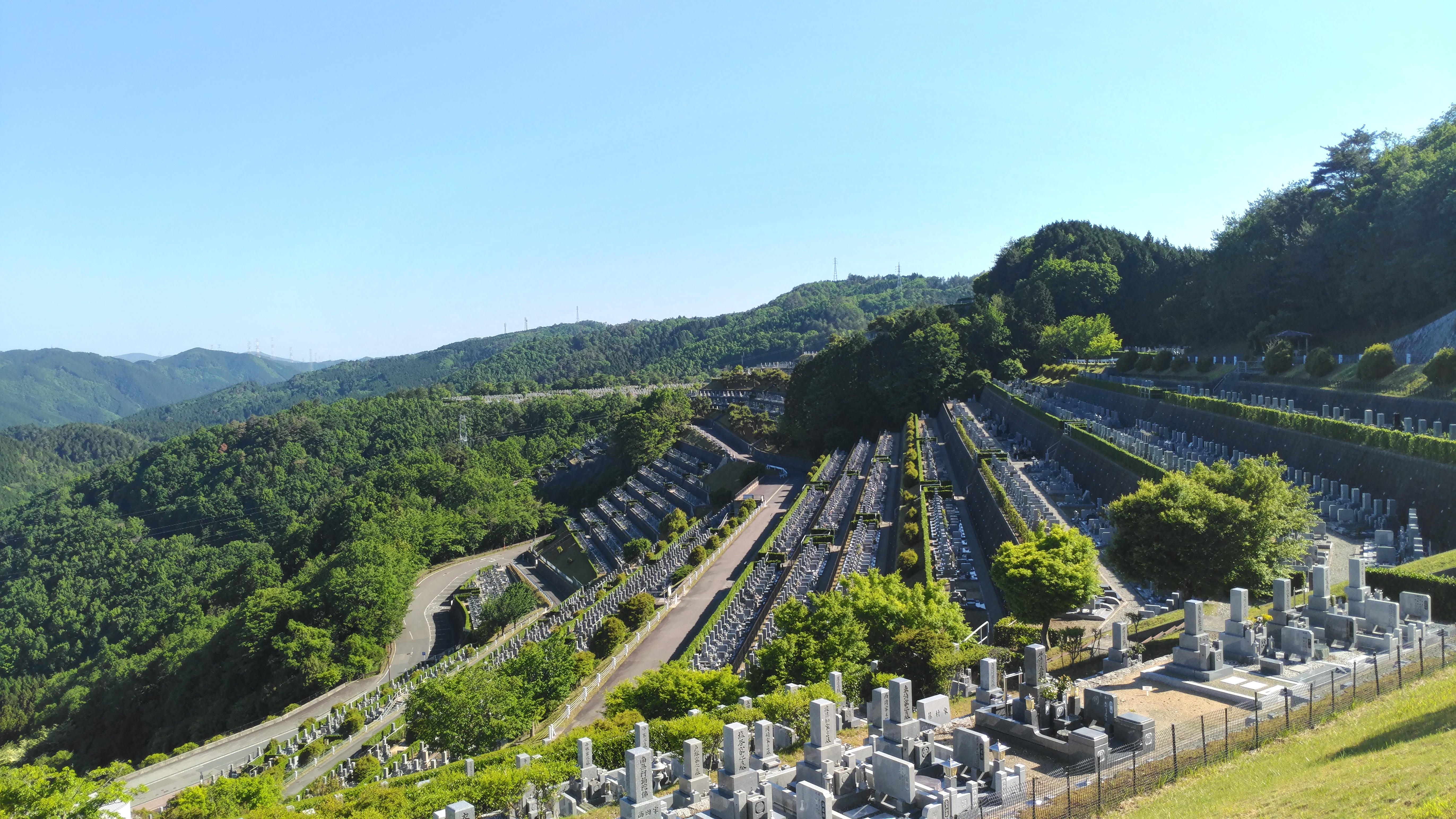 階段墓域・7区3番駐車場～撮影