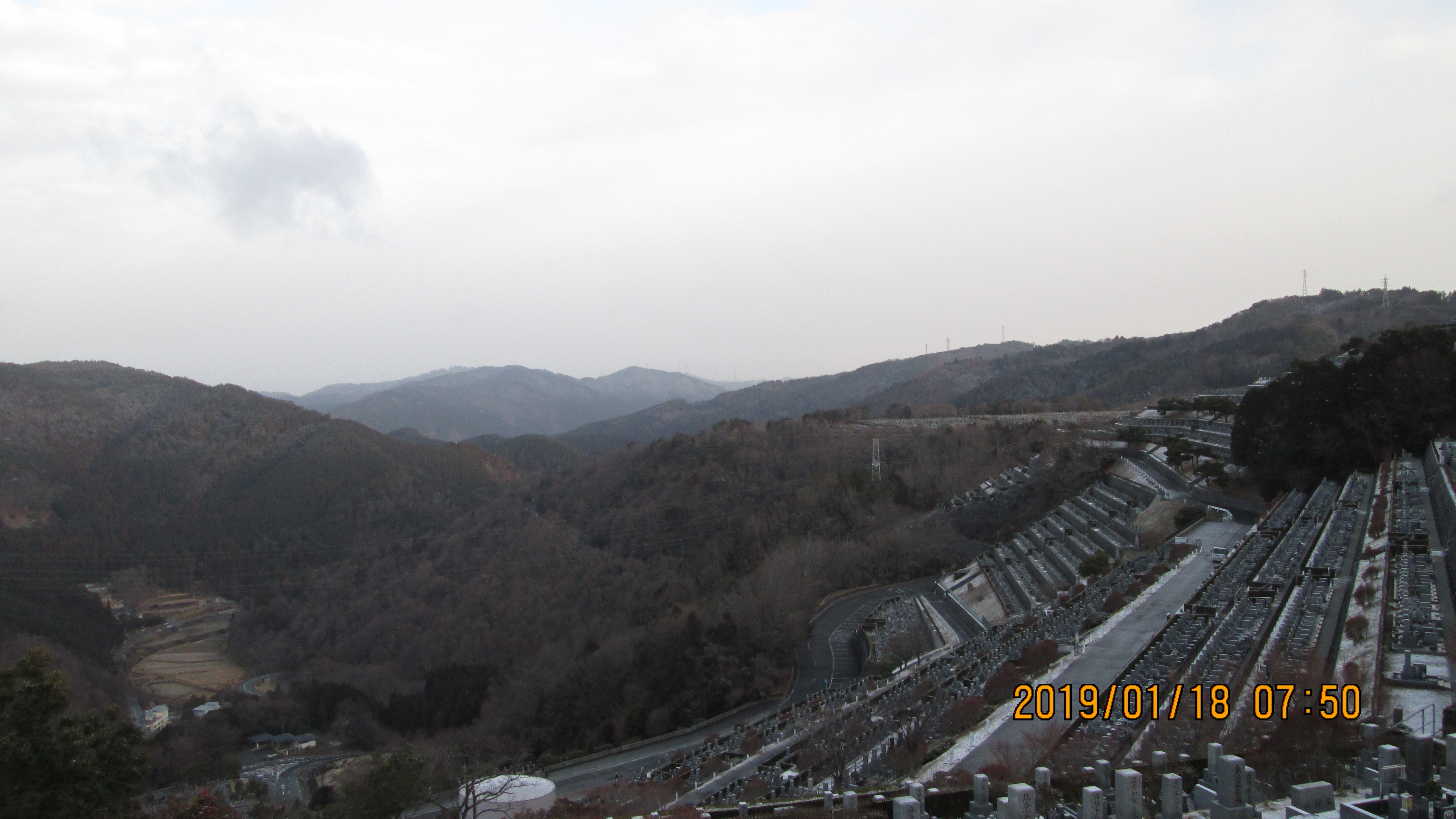 7区3番上段駐車場からの風景