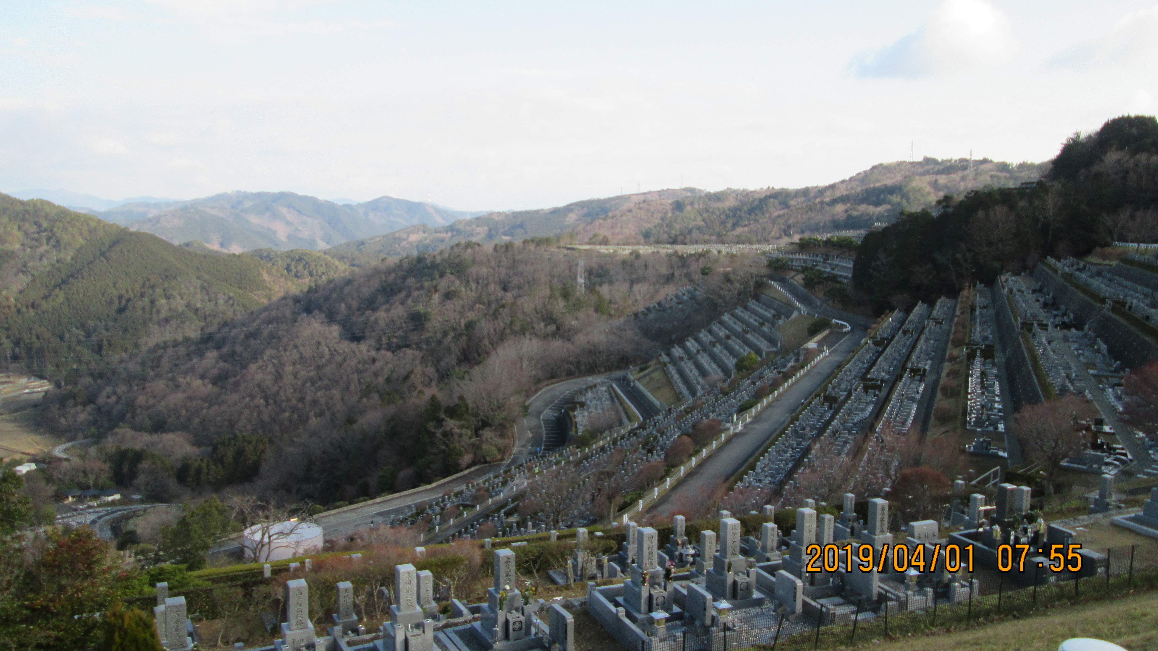 階段墓域・7区3番上段駐車場～