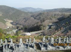 階段墓域・7区3番上段駐車場風景