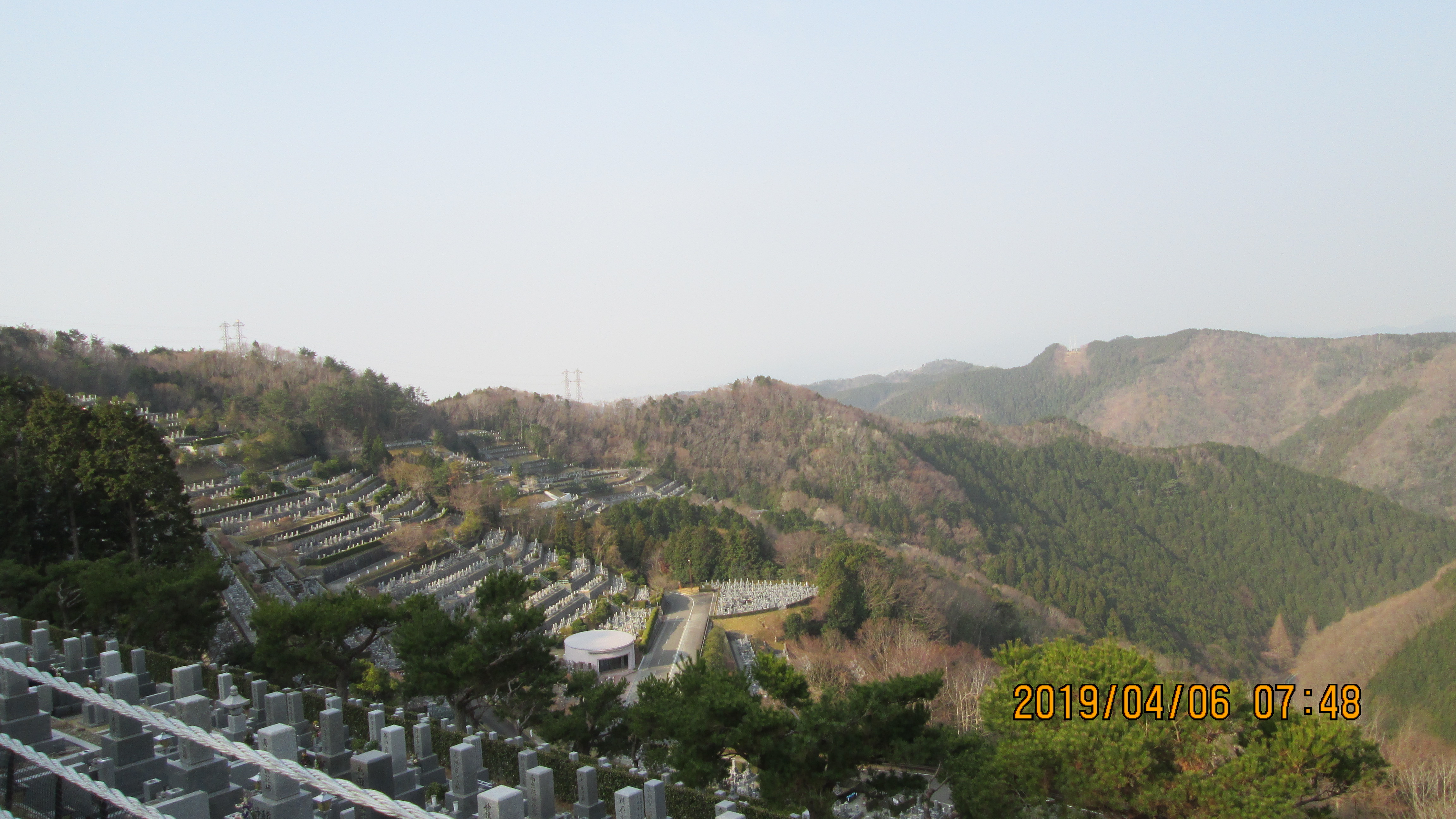 階段墓域・1番枝道～風景