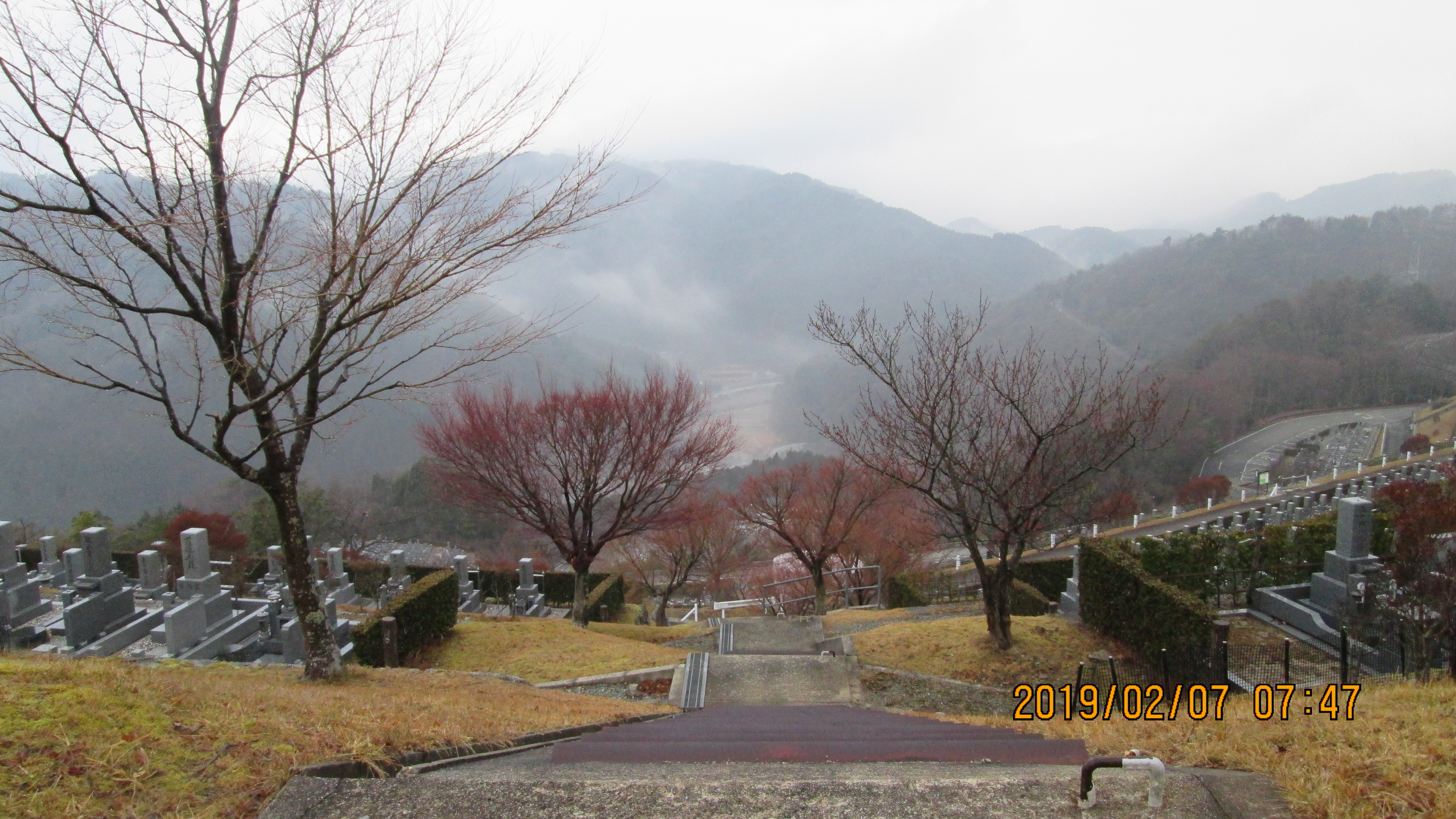 7区7番駐車場から眼下風景