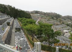 階段墓域・8区4番～風景