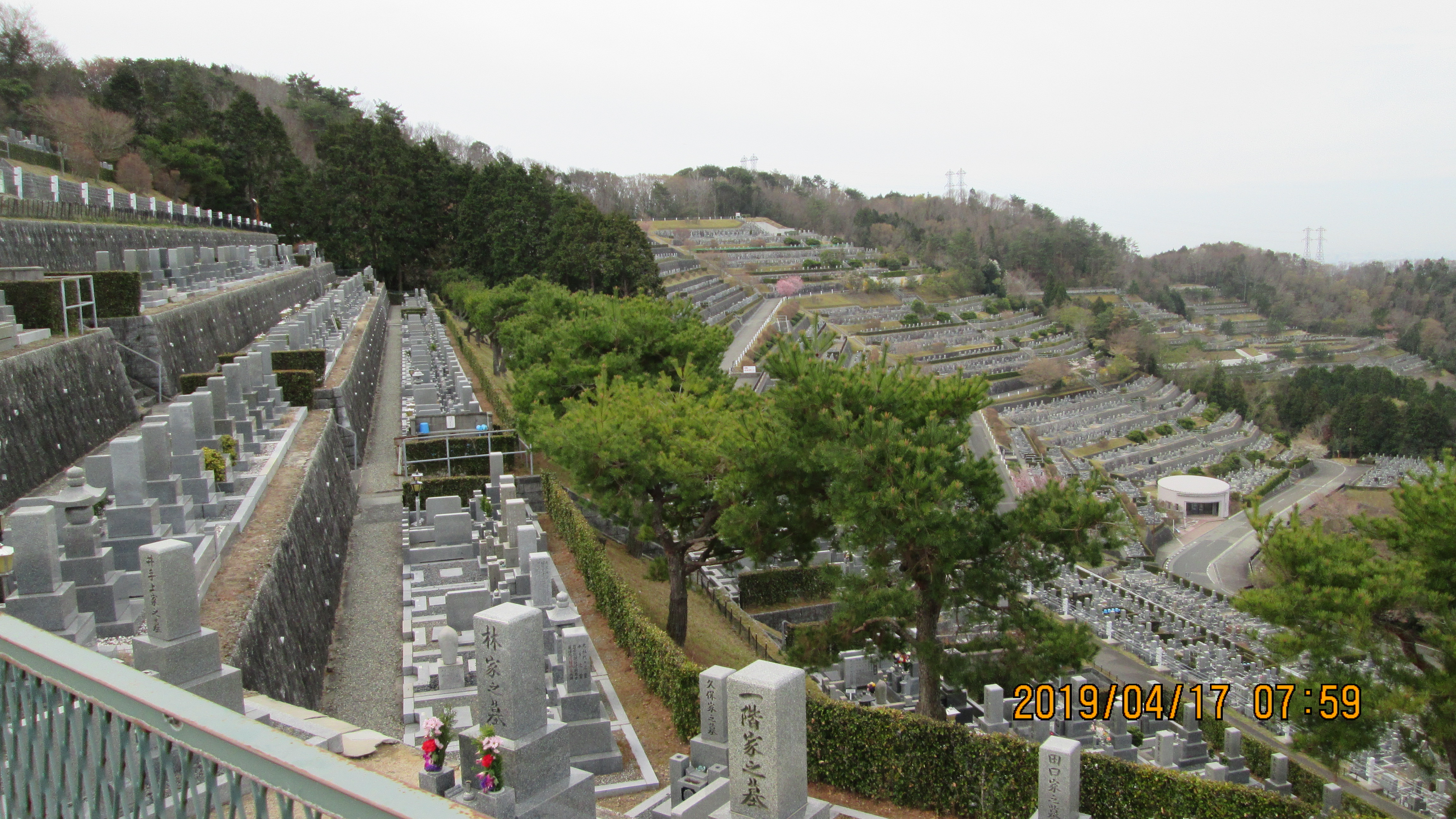 階段墓域・8区4番～風景