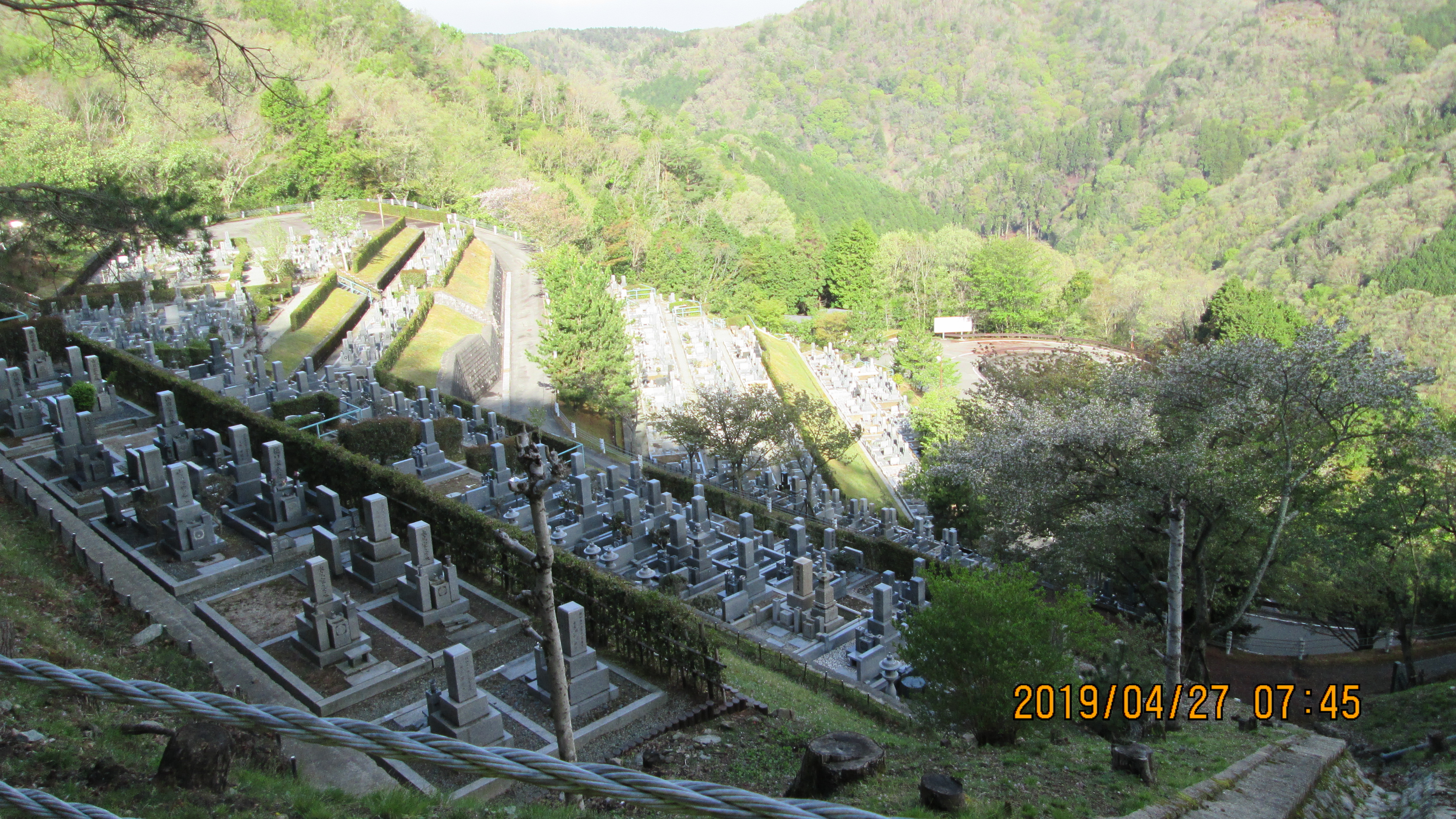 3番枝道・6区墓所風景