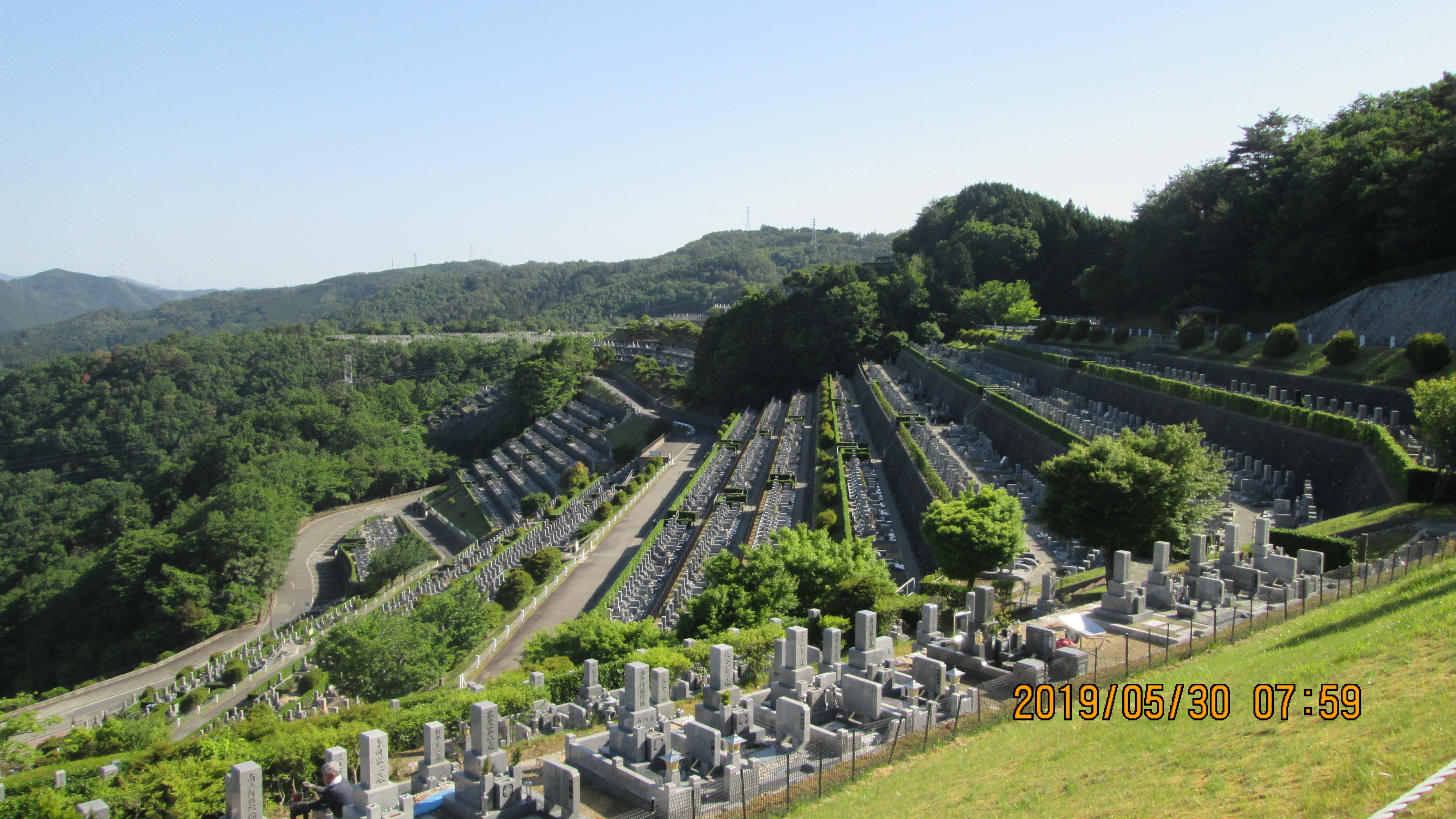 階段墓域・7区3番上段駐車場～