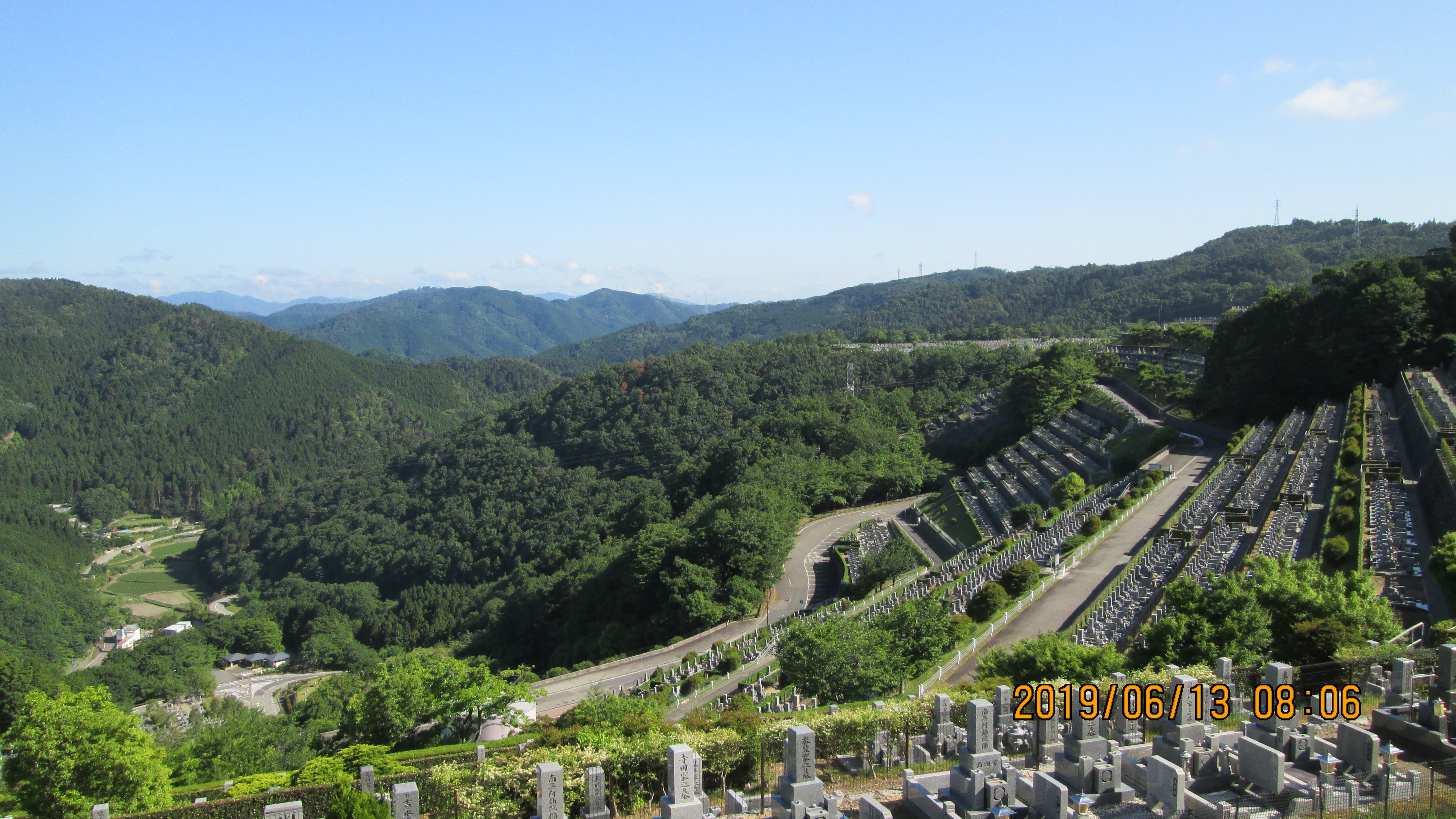 階段墓域・7区3番上段駐車場～