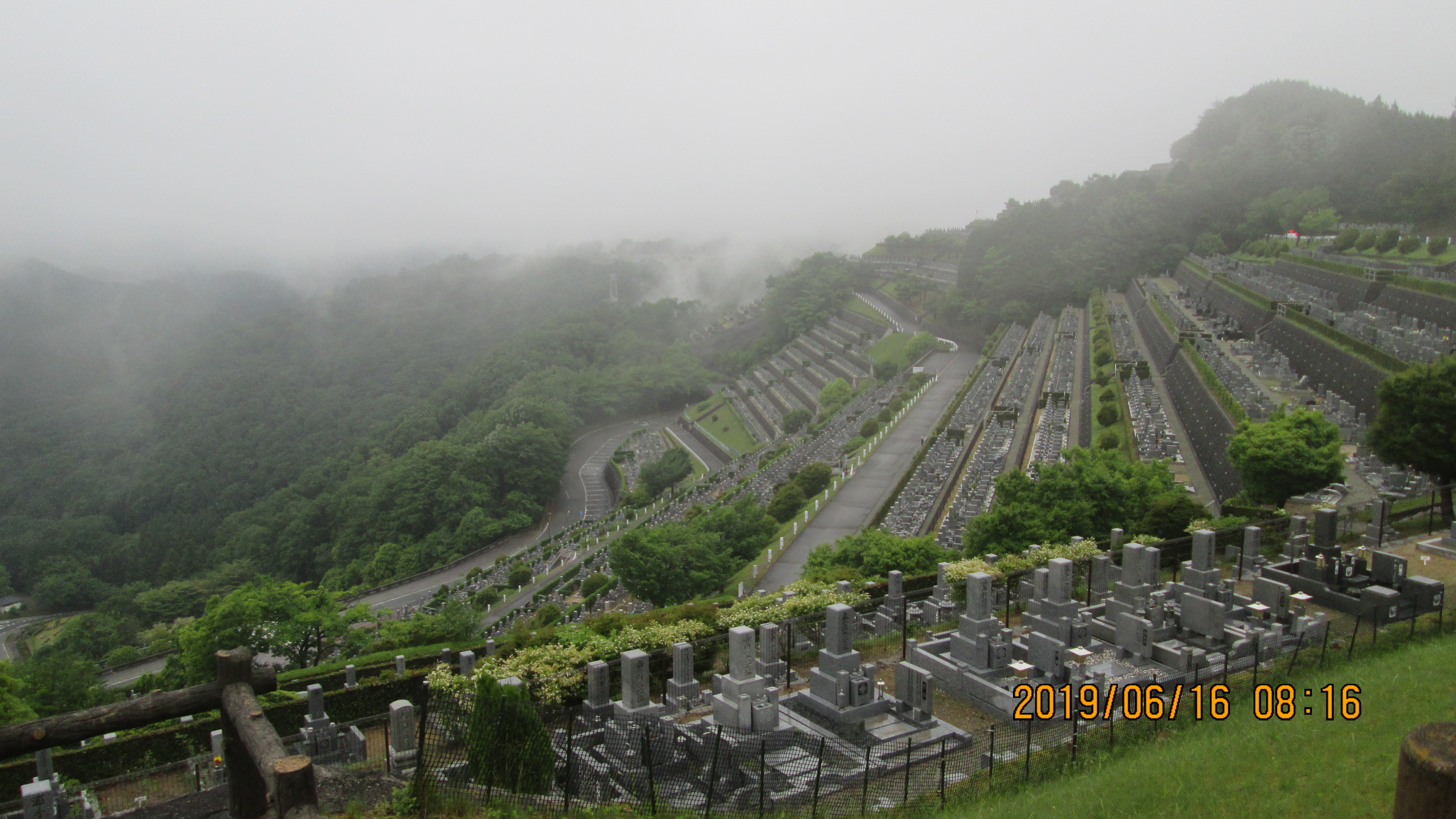 階段墓域・7区3番上段駐車場～
