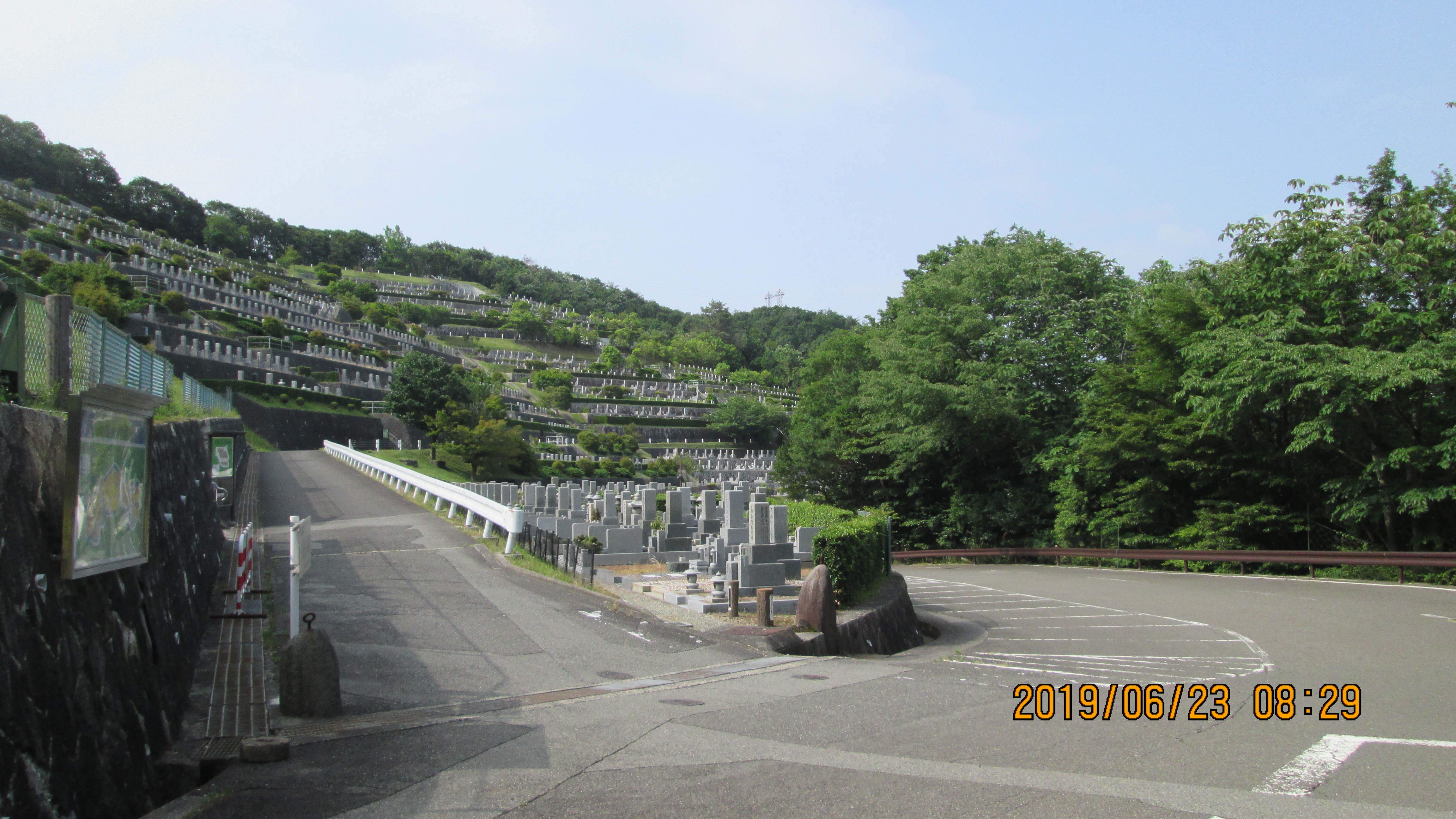 3番枝道入口・7区2番・6区5番方面