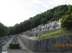 階段墓域・1番枝道～の風景