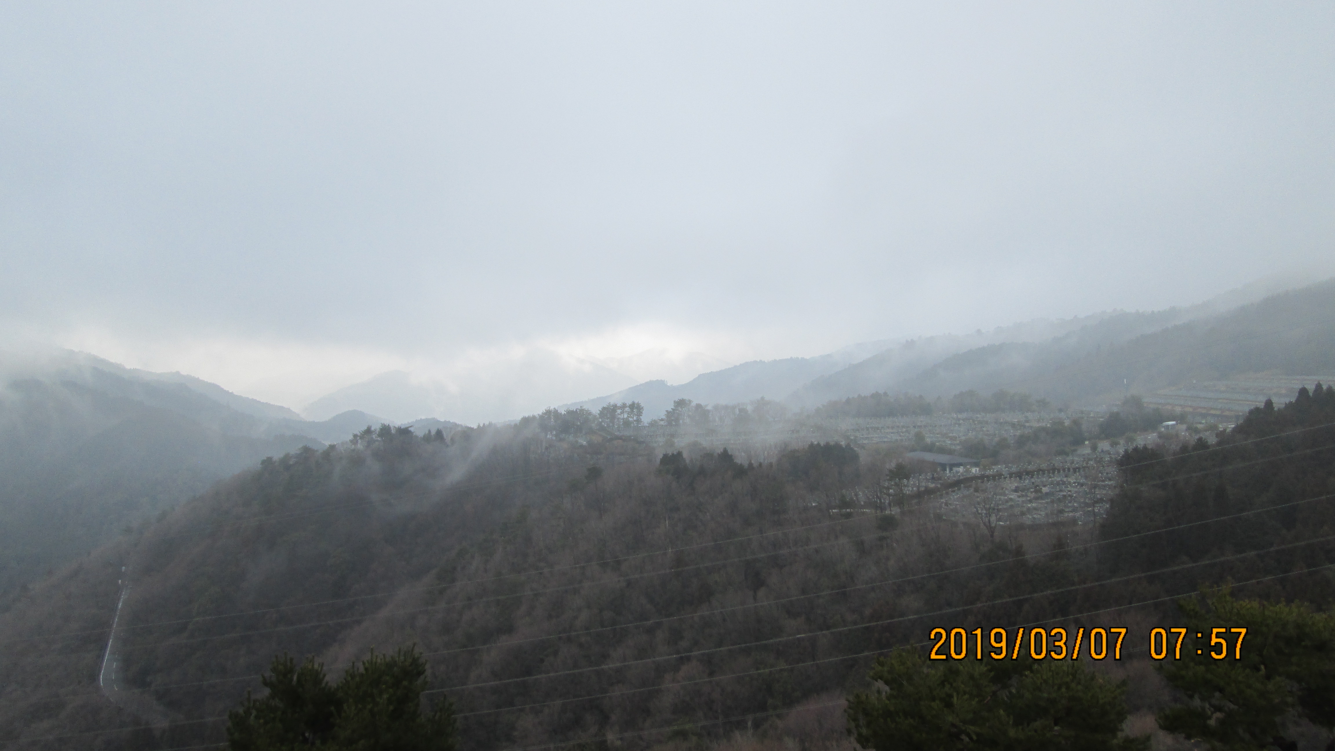 階段墓所・1番枝道からの風景