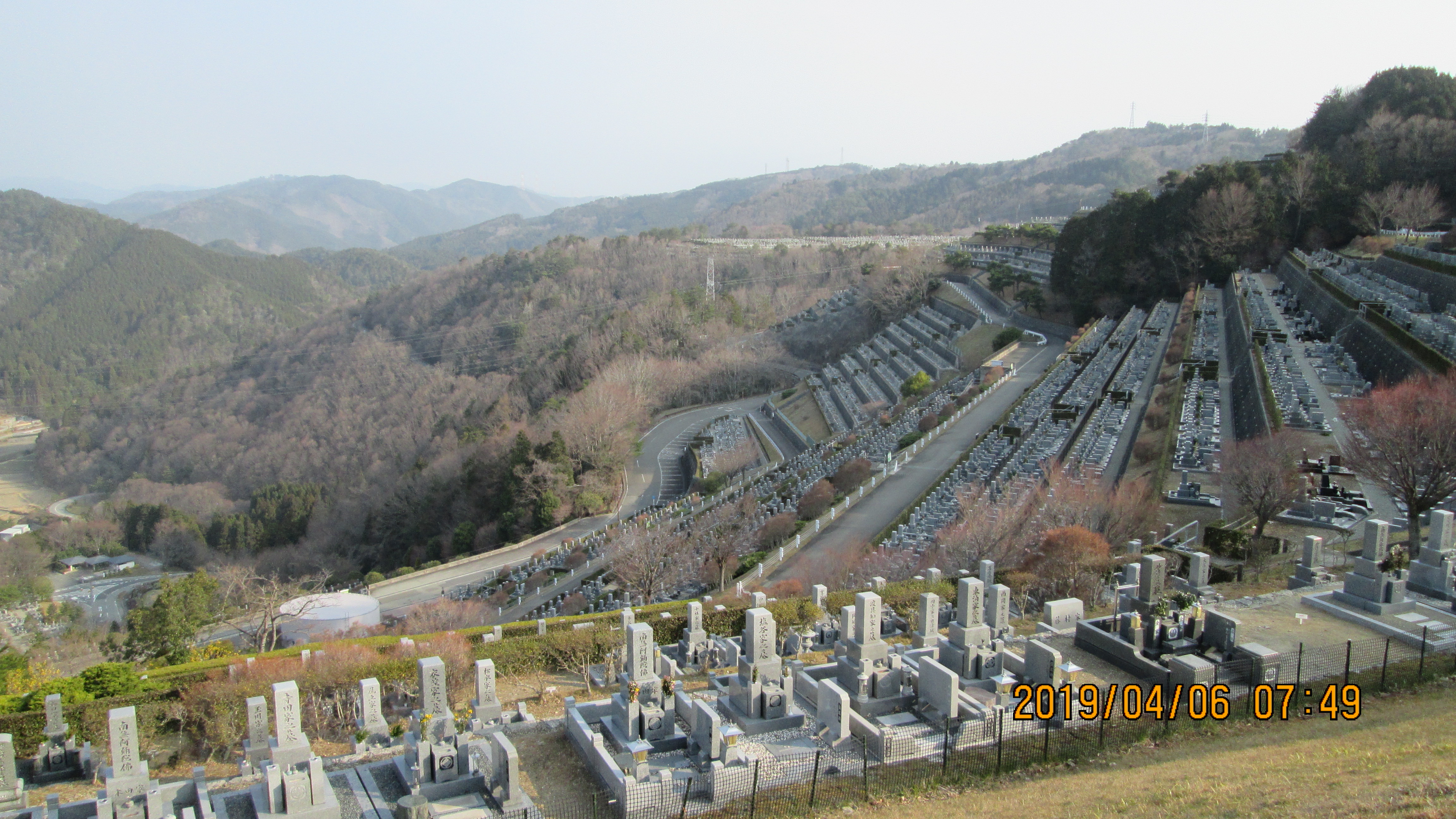 階段墓域・7区3番上段駐車場～