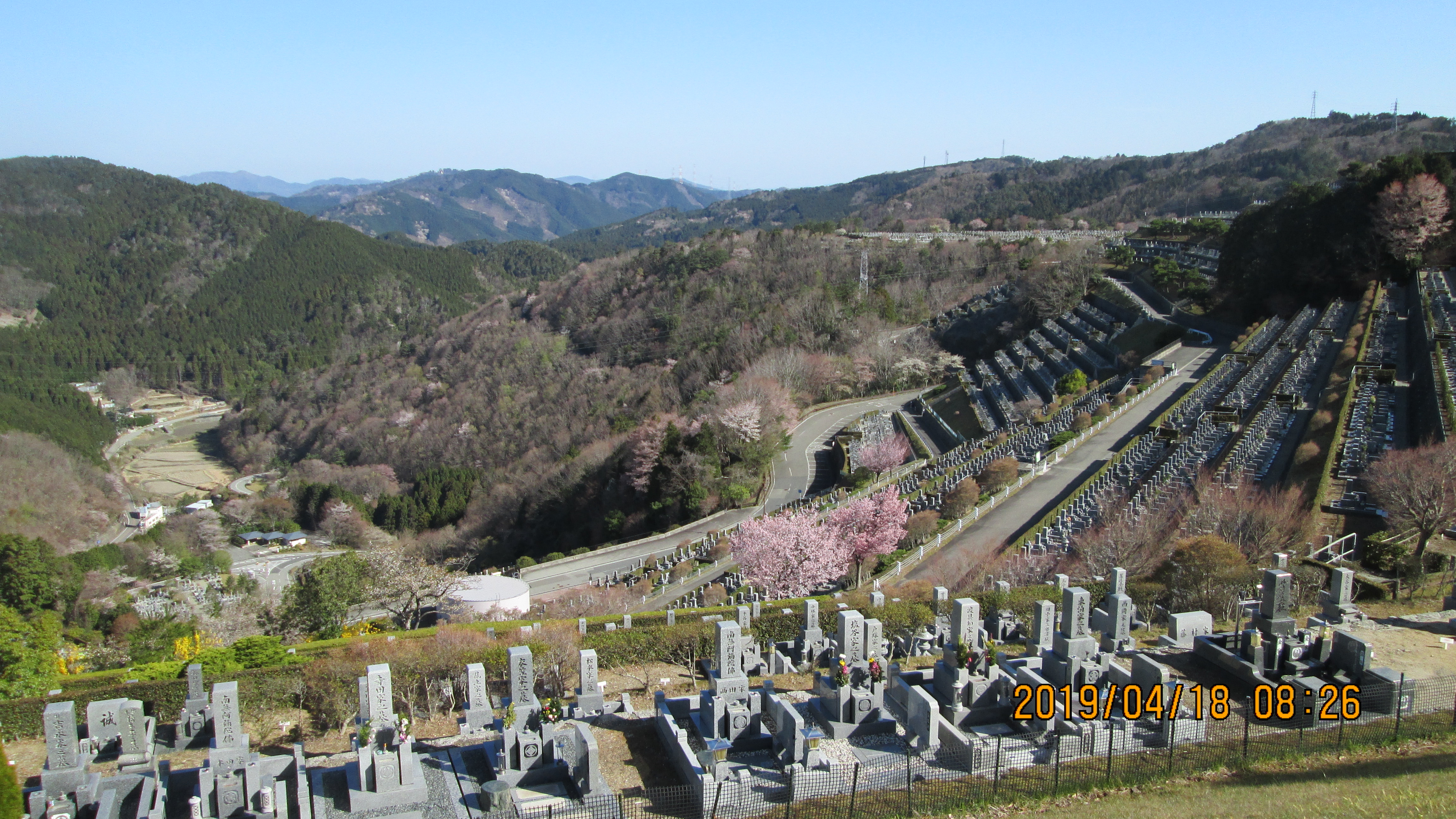 階段墓域・7区3番上段駐車場～