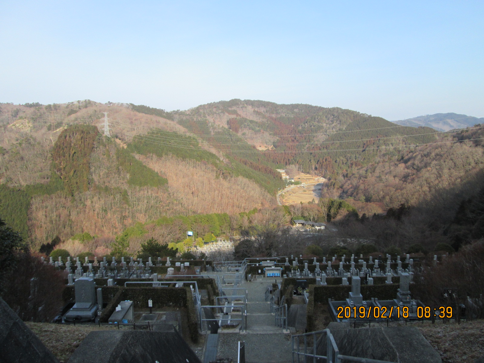 階段墓所：5区墓域風景