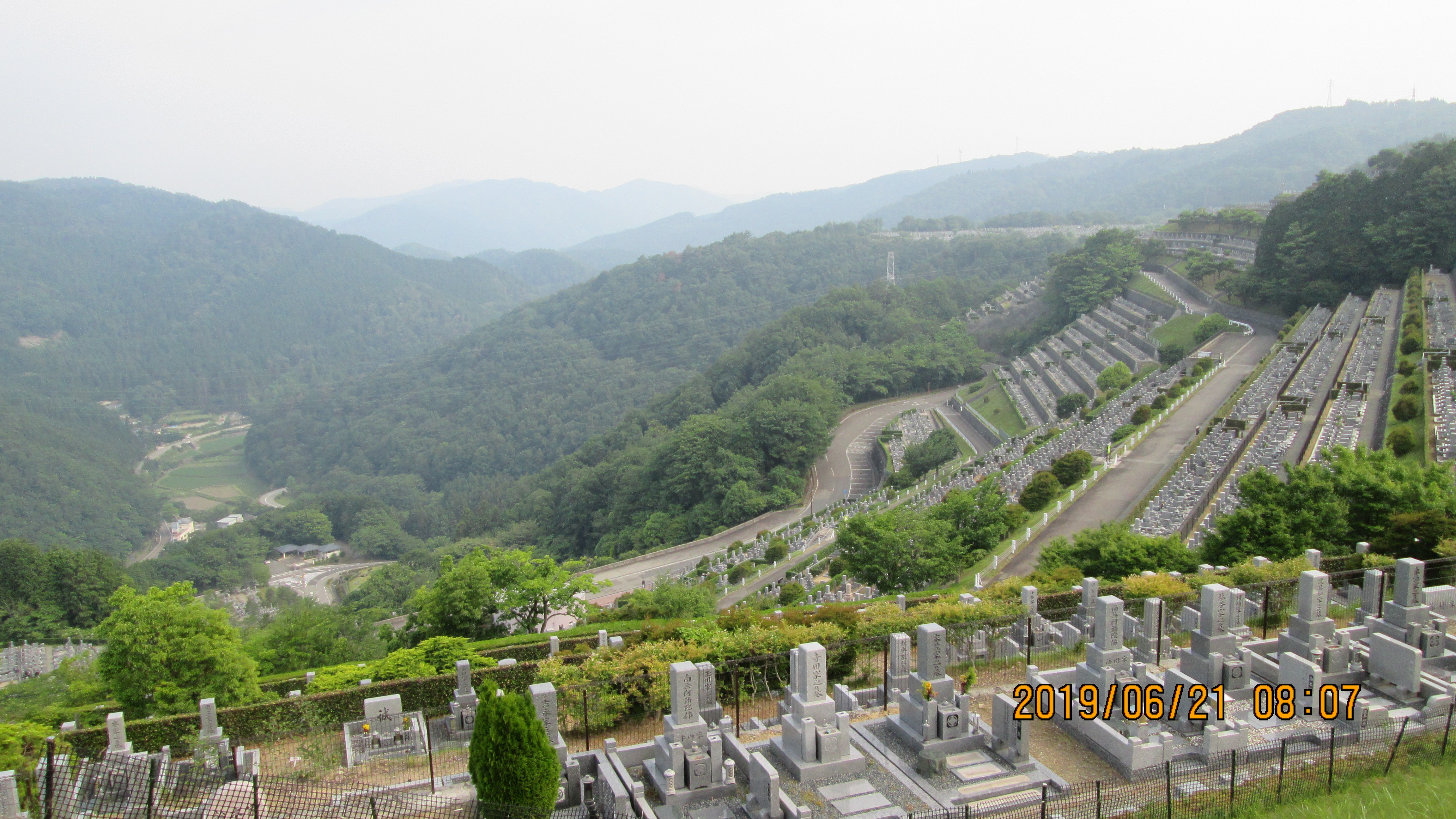 階段墓域・7区3番上段駐車場～
