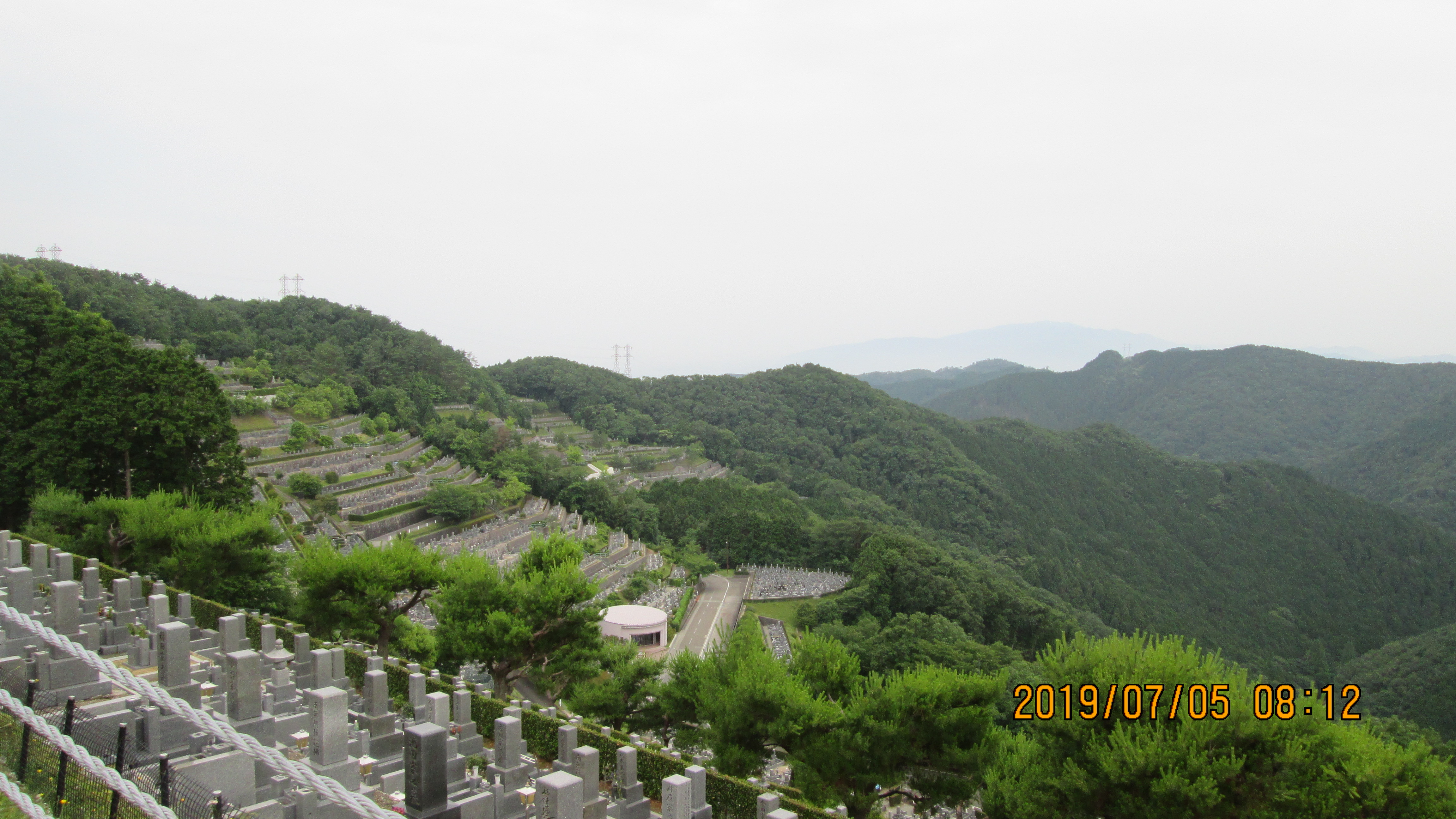 階段墓域・8区4/5番枝道～撮影