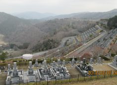 階段墓域・7区3番上段駐車場風景