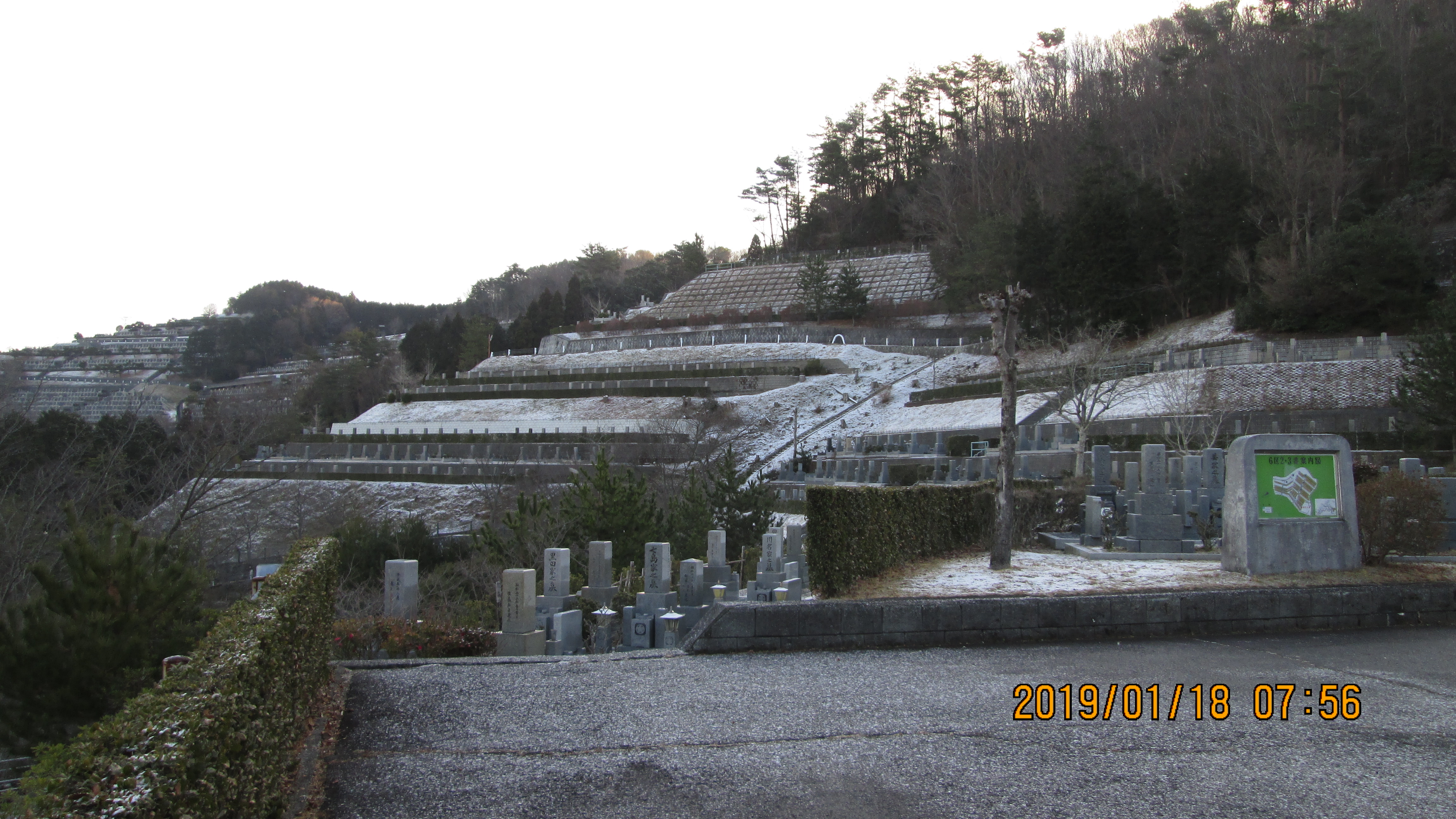 6区2番駐車場からの風景