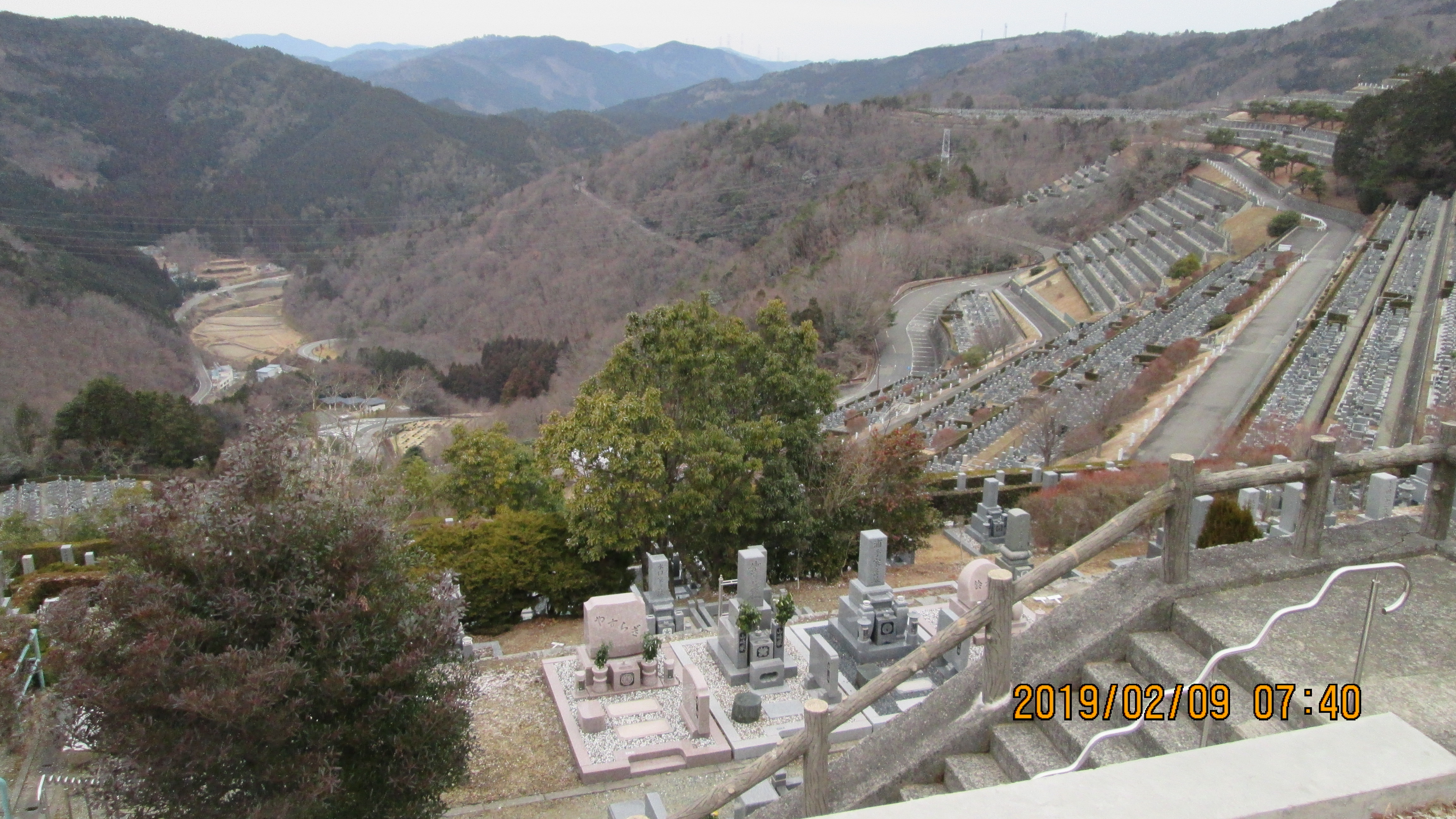 7区3番上段駐車場からの風景