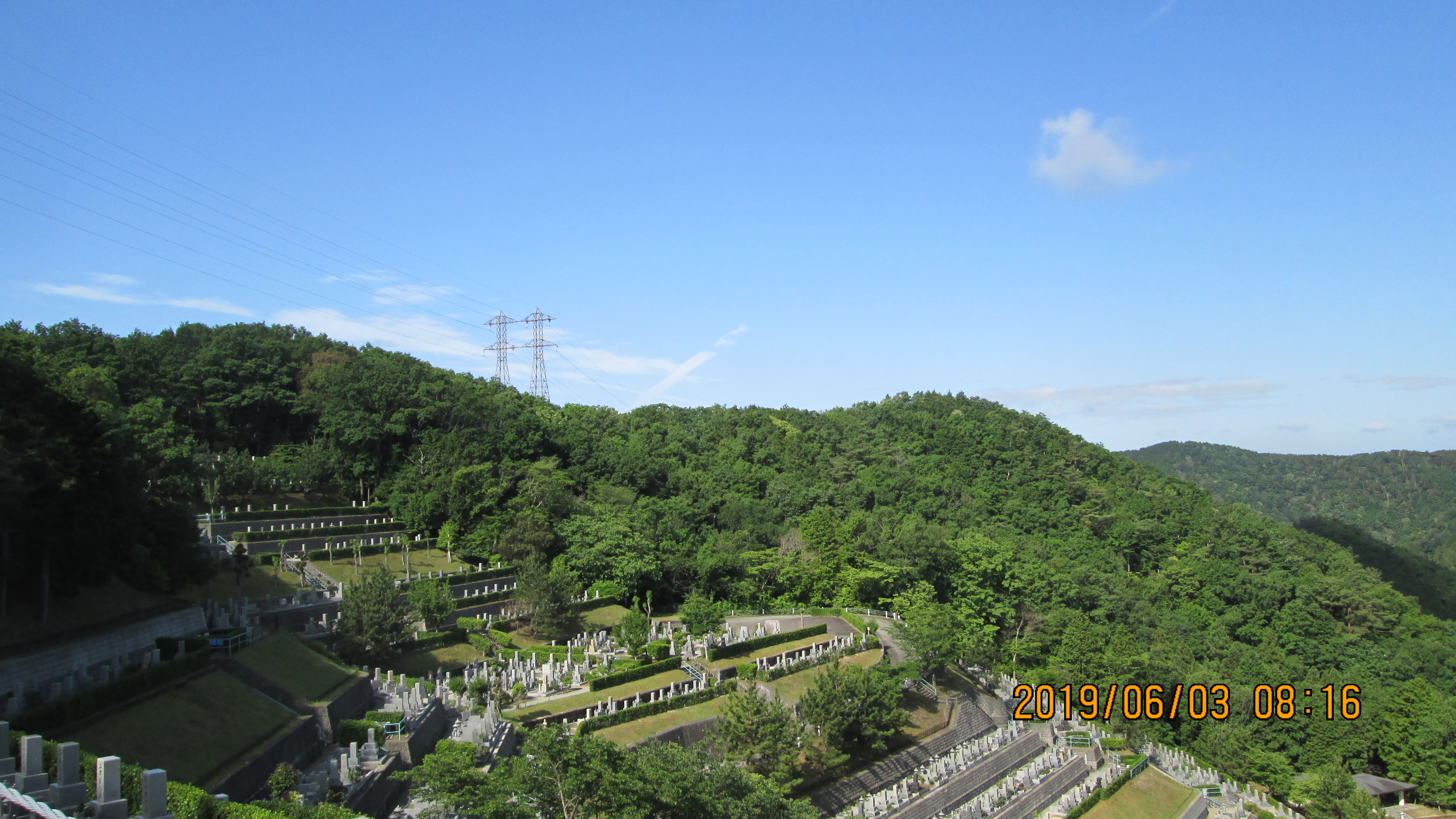 3番枝道・6区1/3番墓域風景