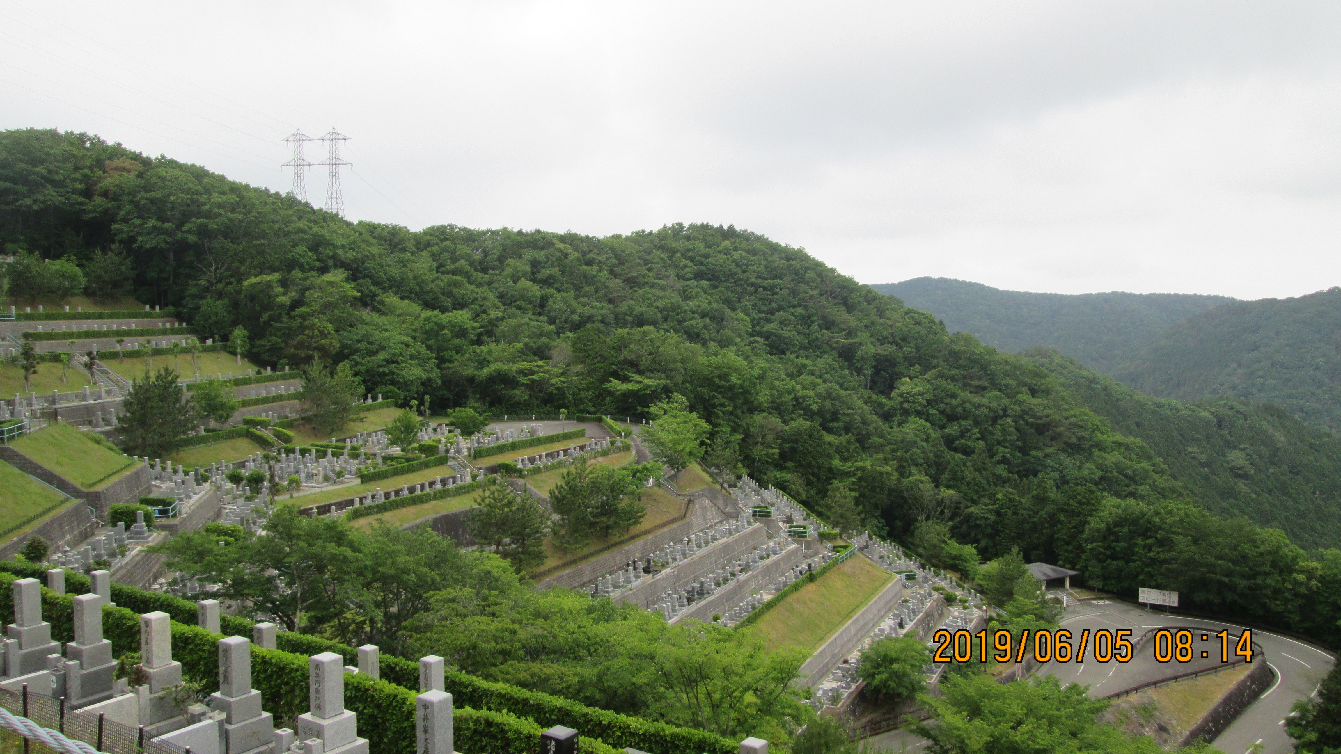 階段墓域・3番枝道～撮影