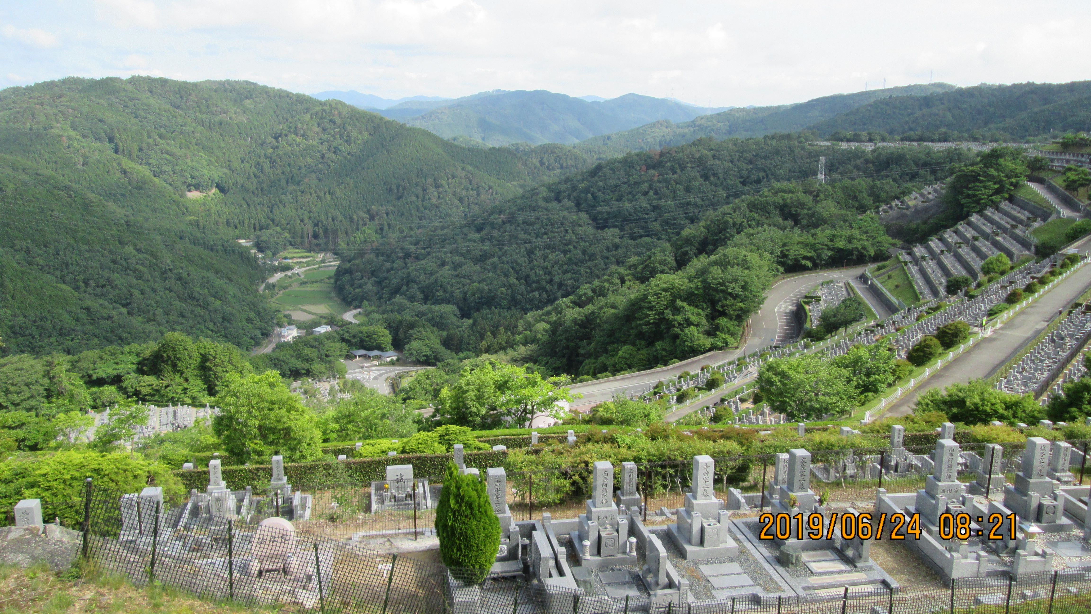 階段墓域・1番枝道～の風景