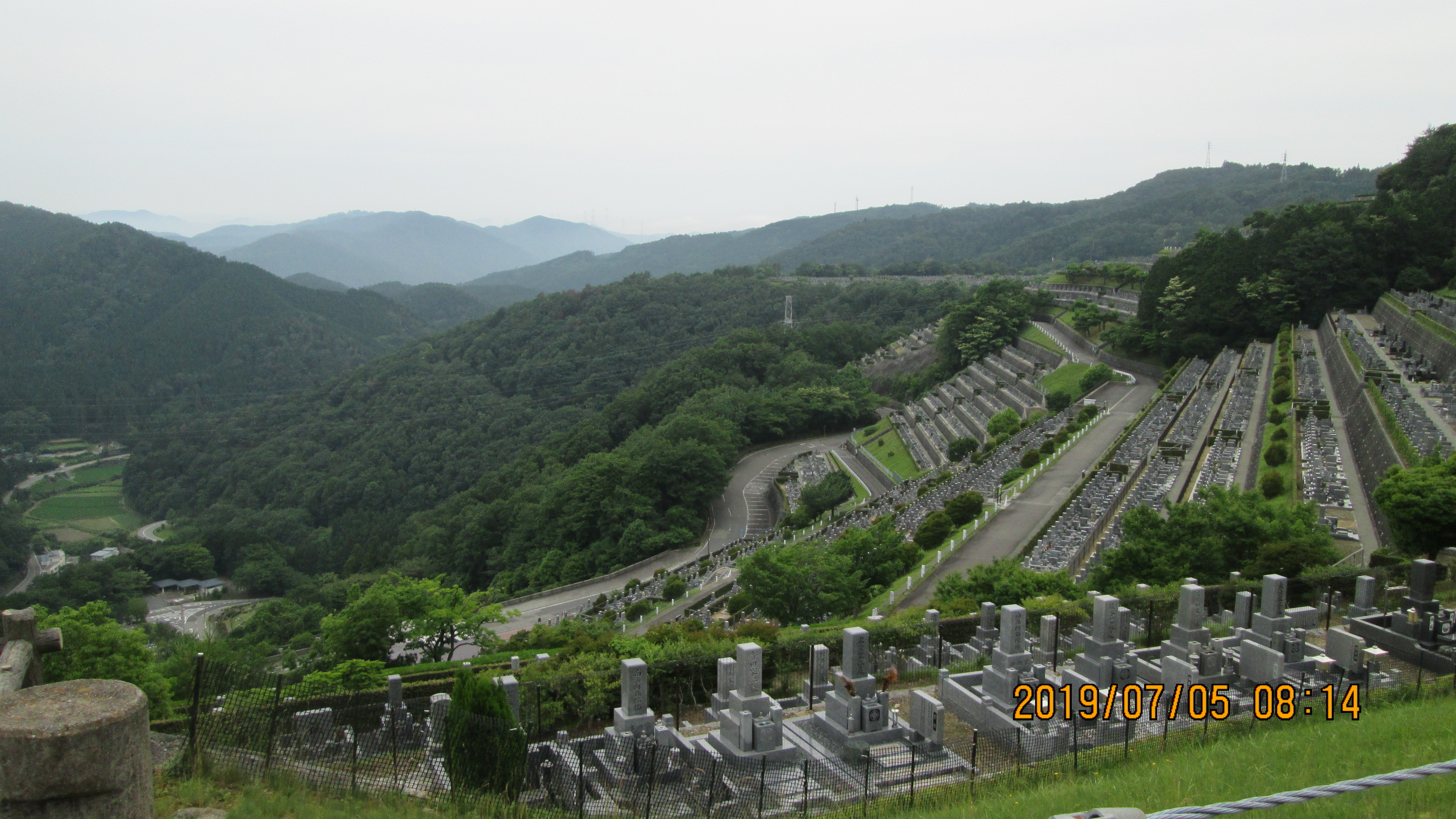 階段墓域・7区3番上段駐車場～