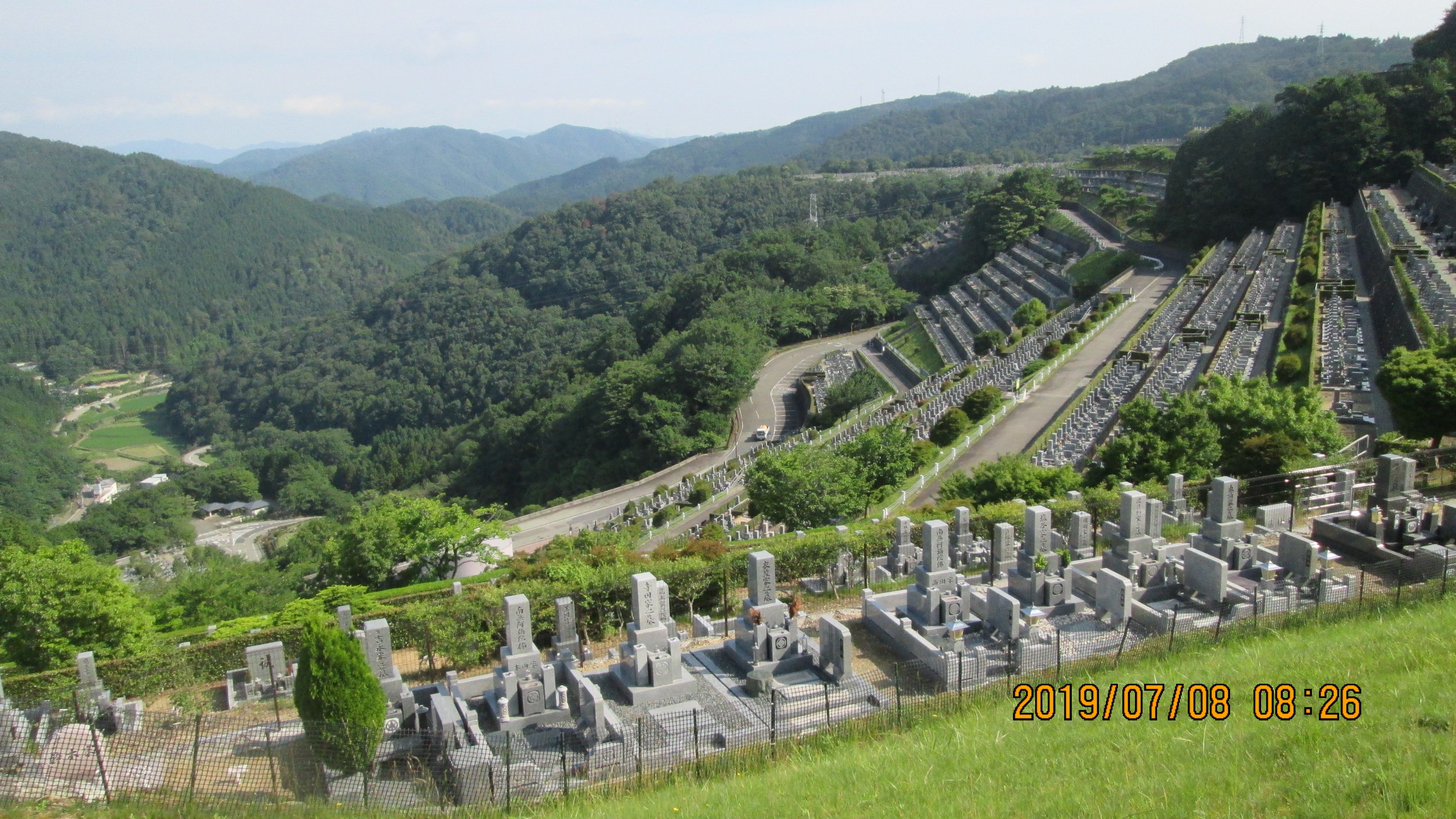 階段墓域・7区3番上段駐車場～