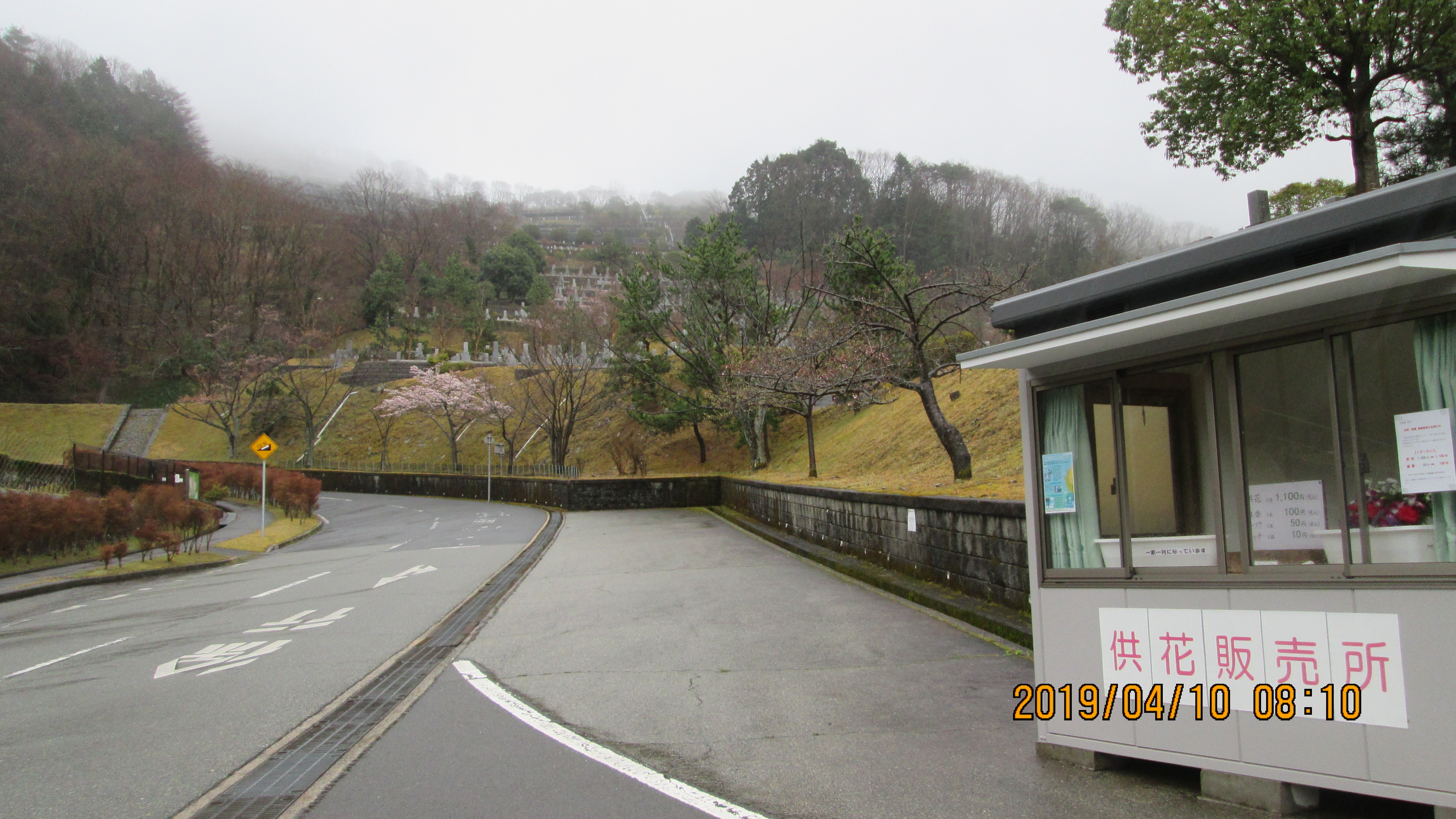 バス通り・5区バス停前風景