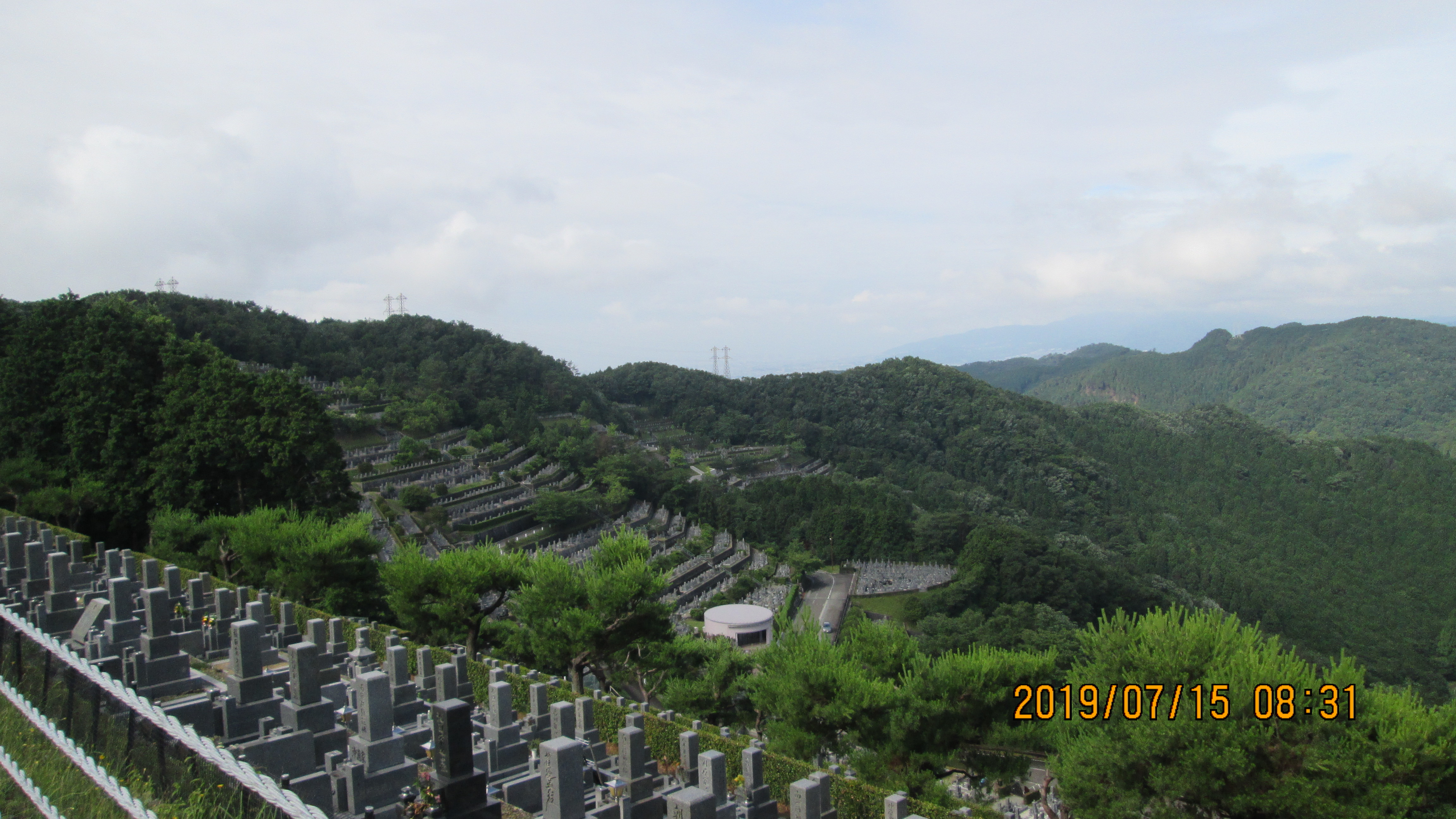 階段墓域・8区4/5番枝道～撮影