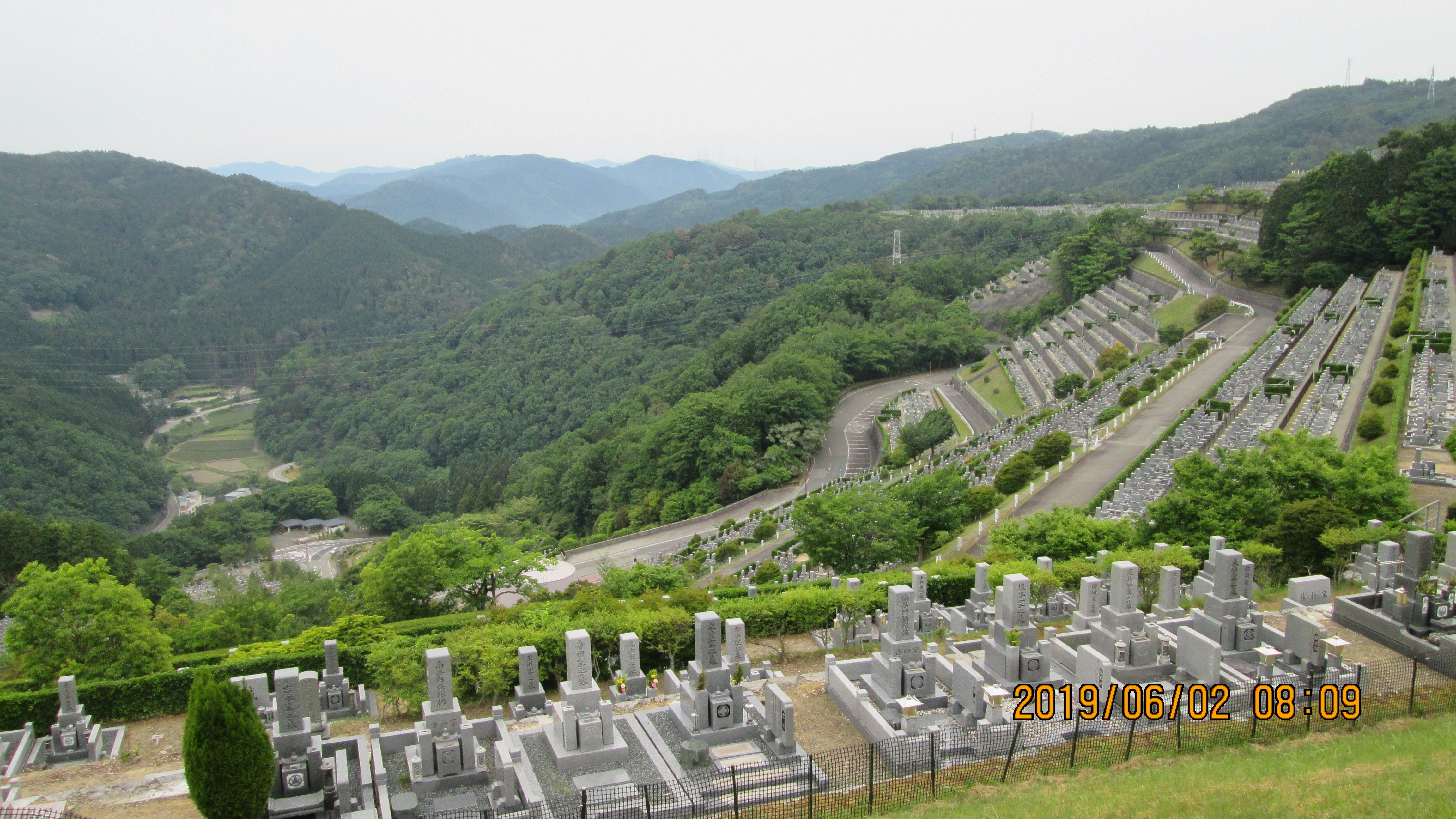 階段墓域・7区3番上段駐車場～