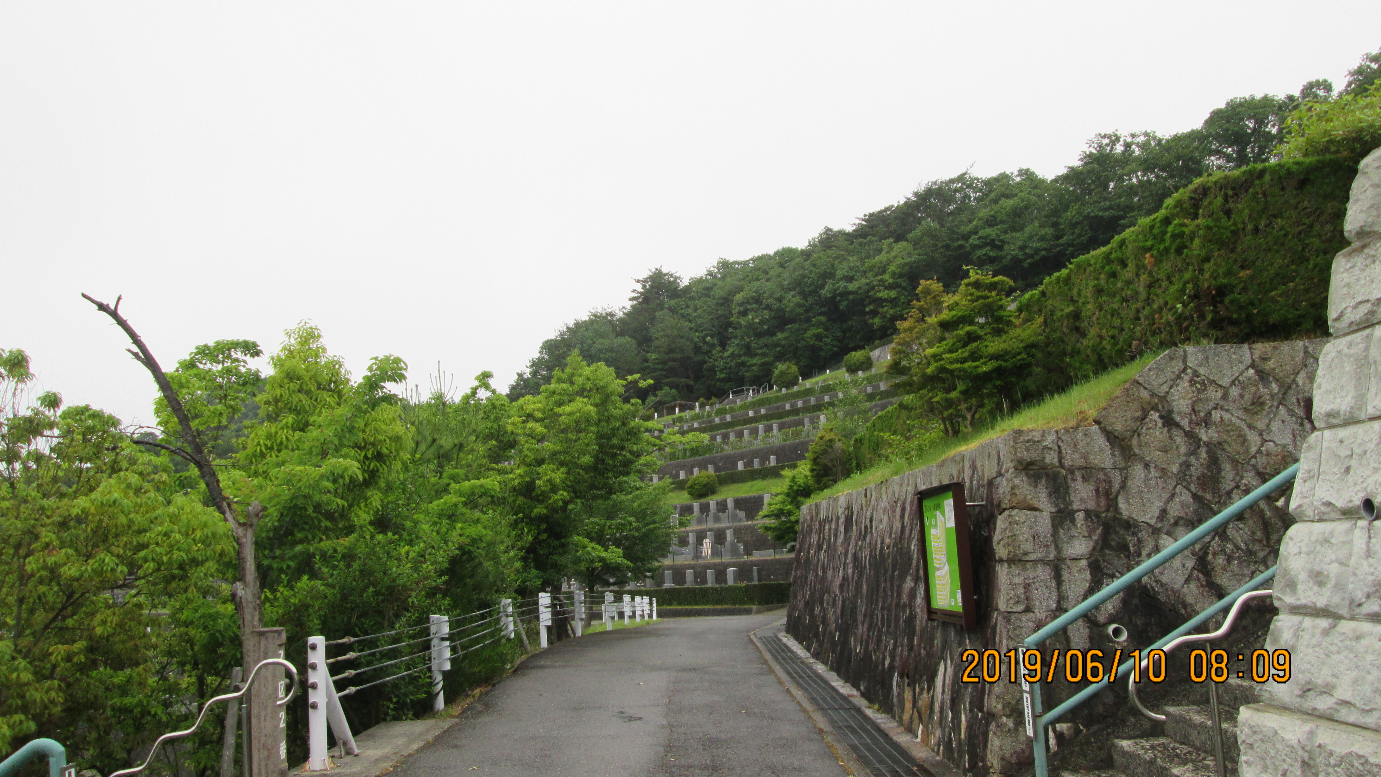 階段墓域・7区1/2番枝道～撮影