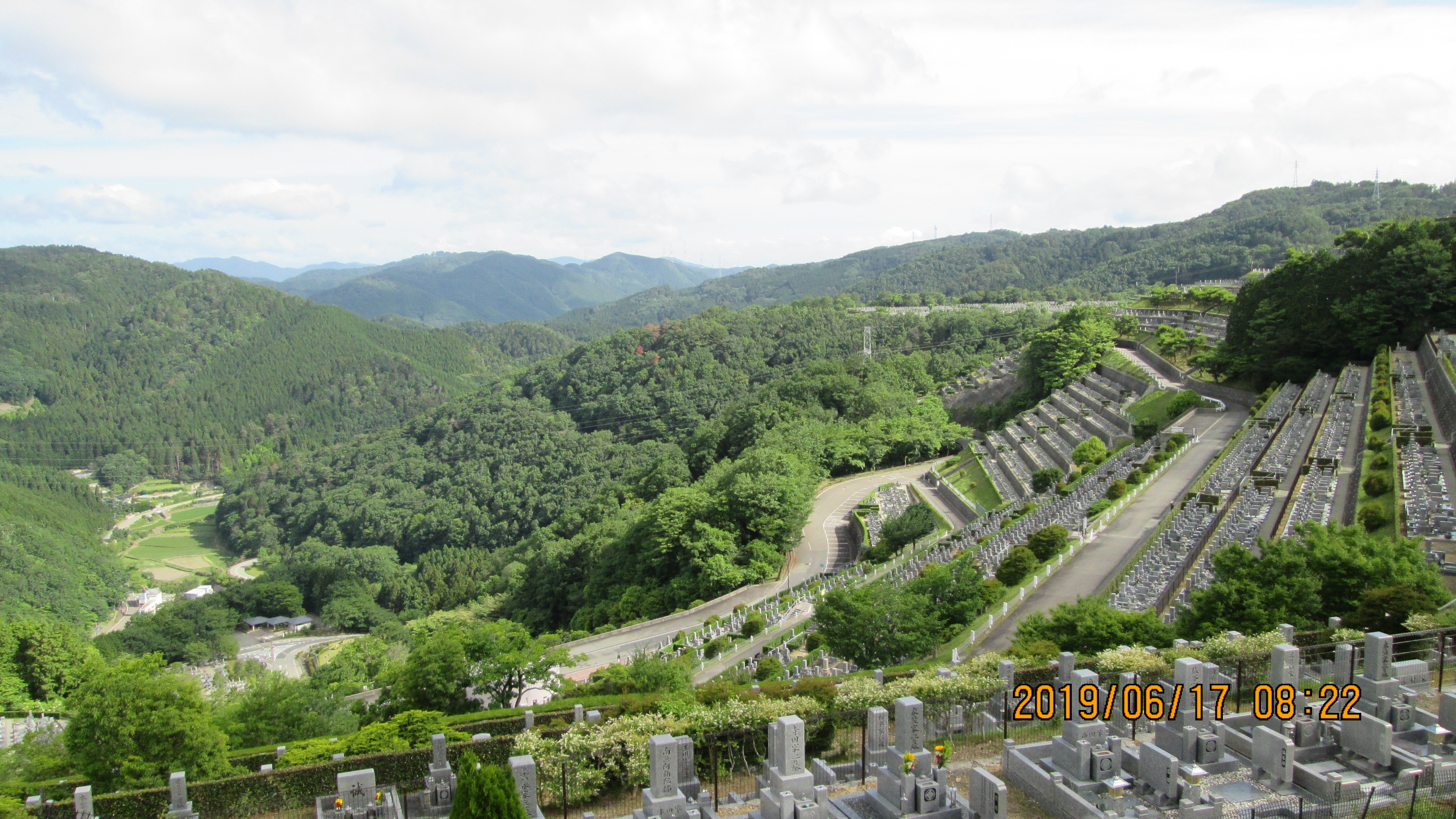 階段墓域・7区3番上段駐車場～