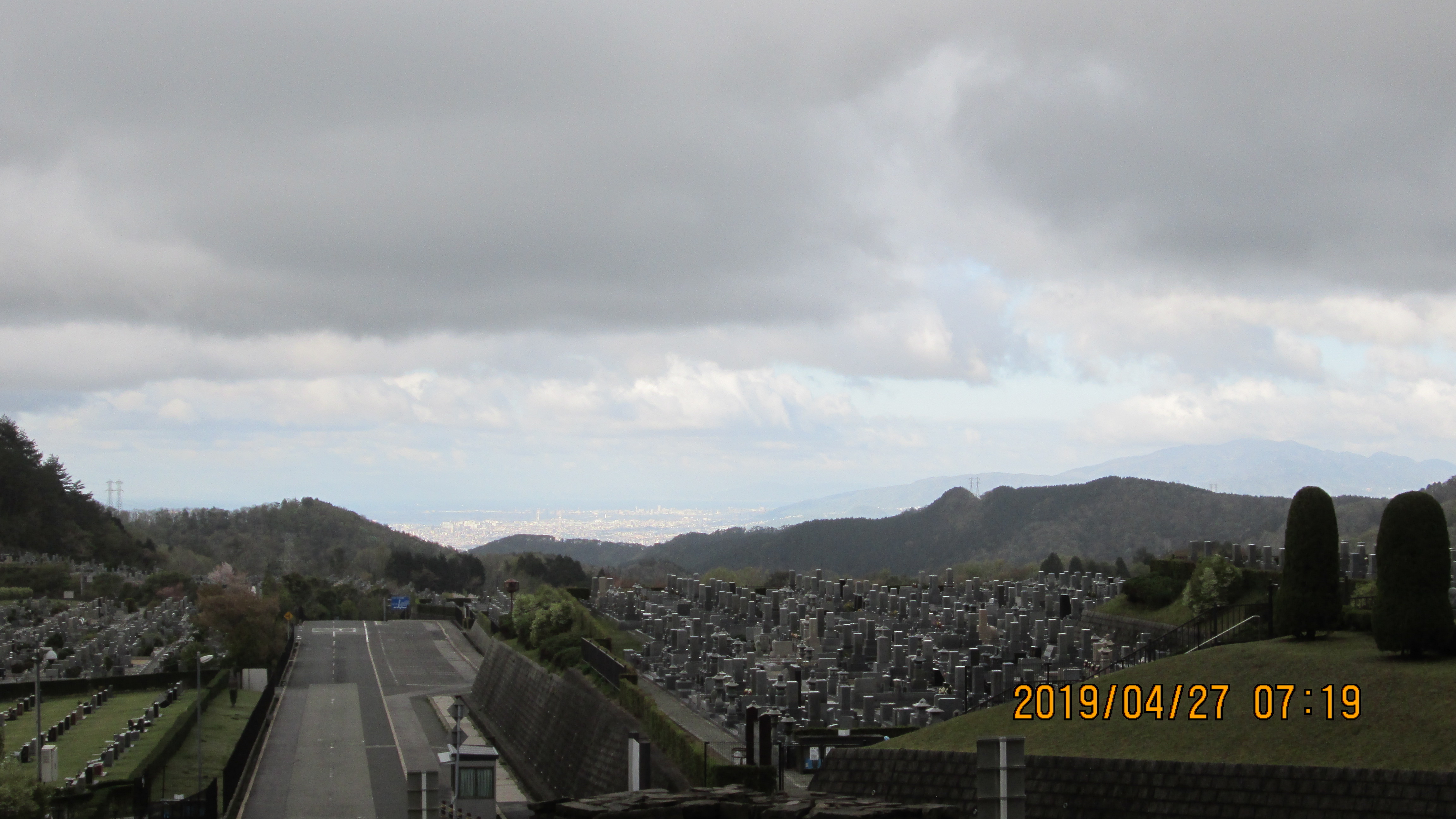 霊園北入口～の風景