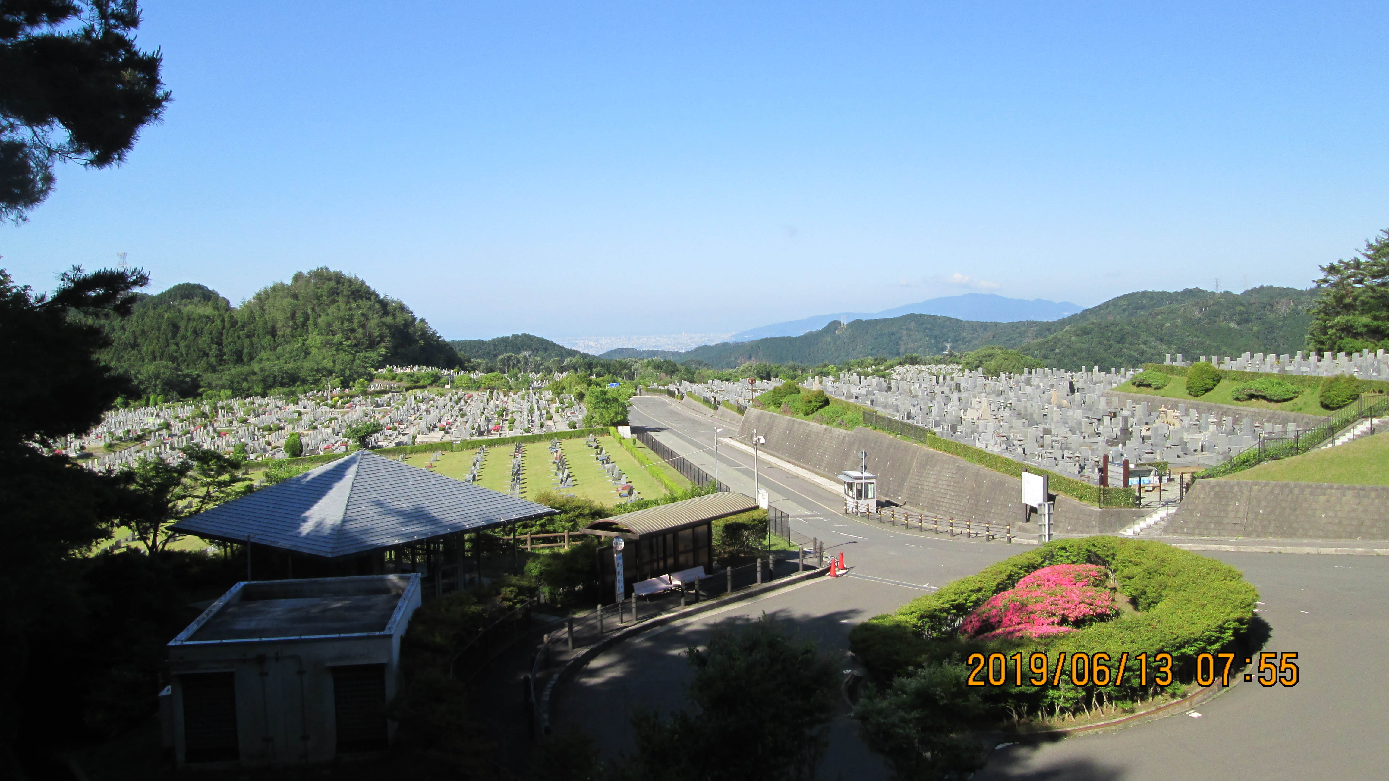 北入口からの園内風景～