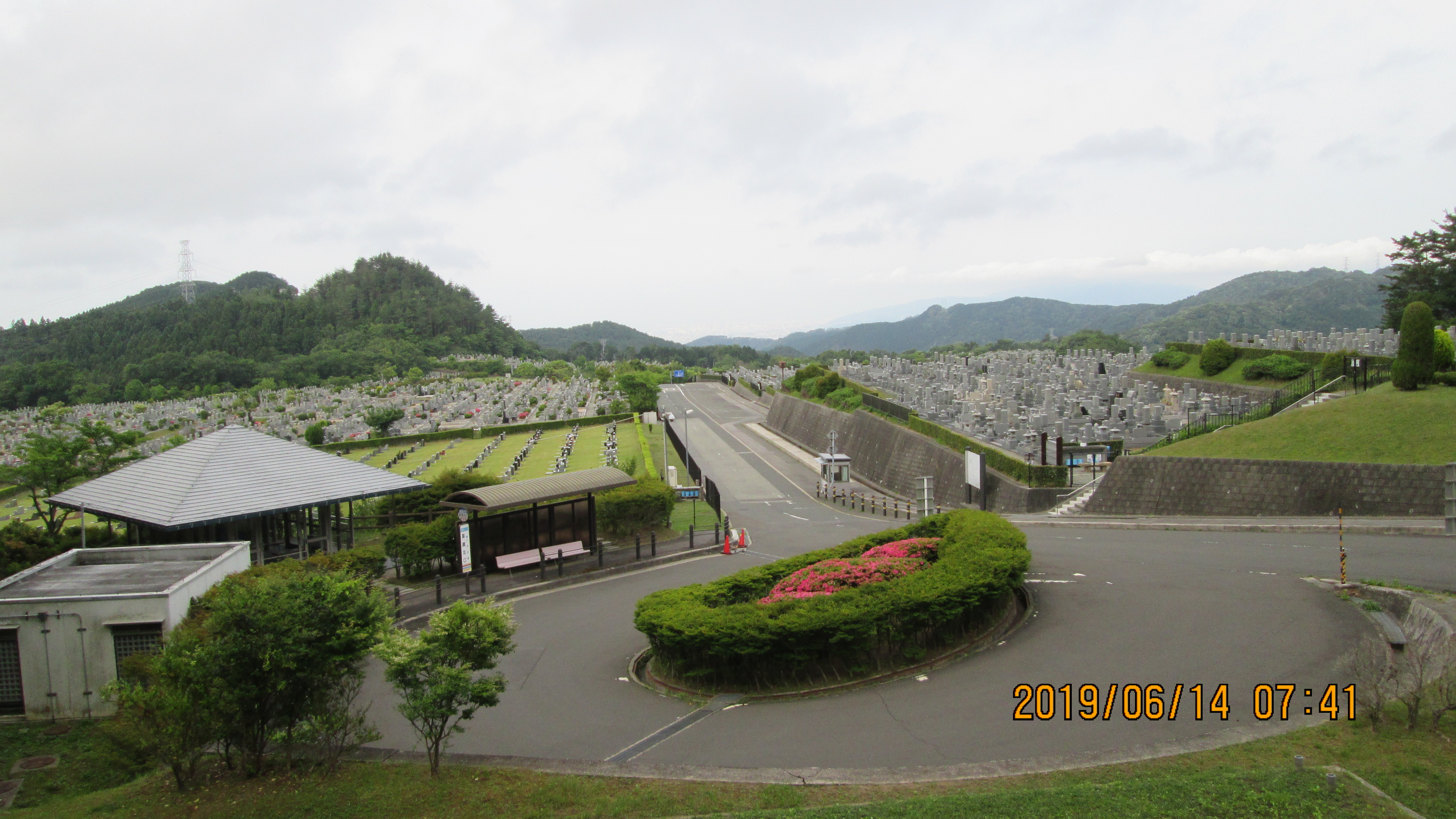 北入口からの園内風景～