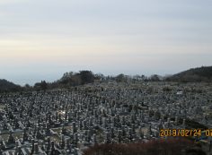 11区1墓所からの霊園風景