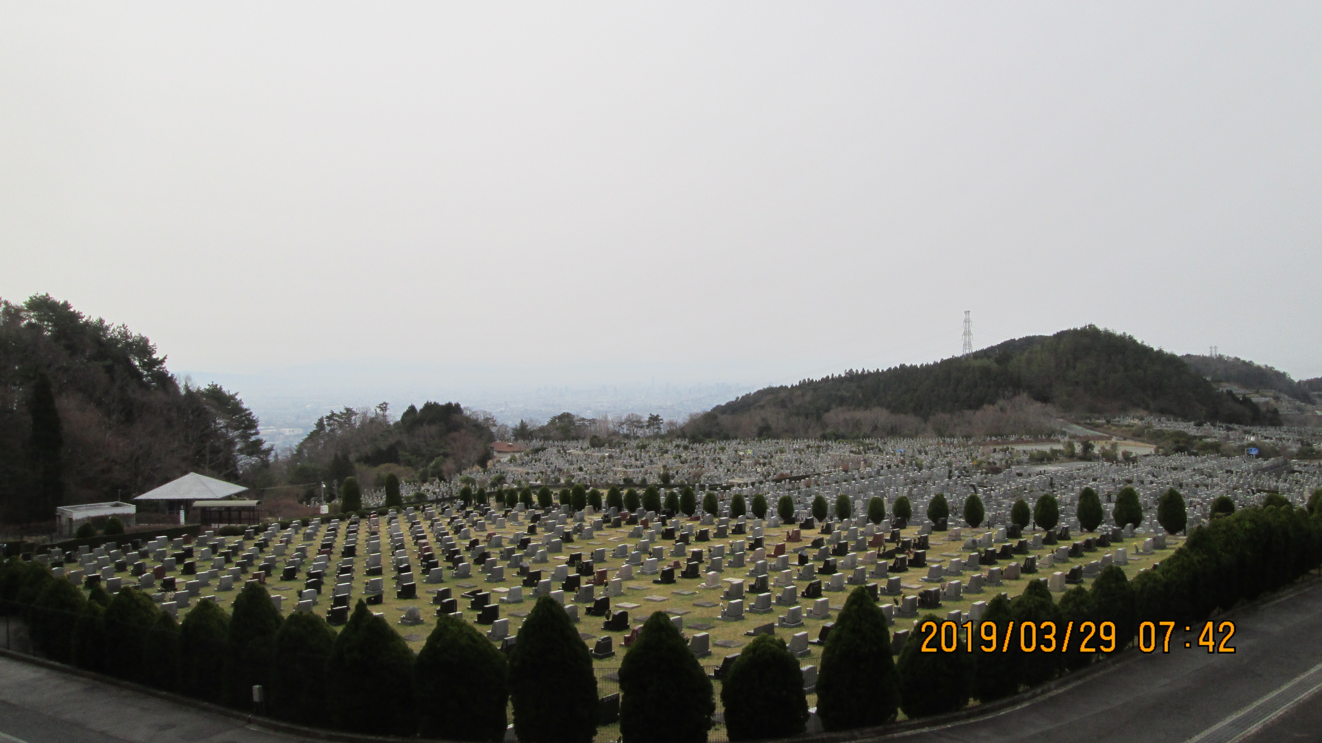 一般墓域・11区2番芝生墓所～風景