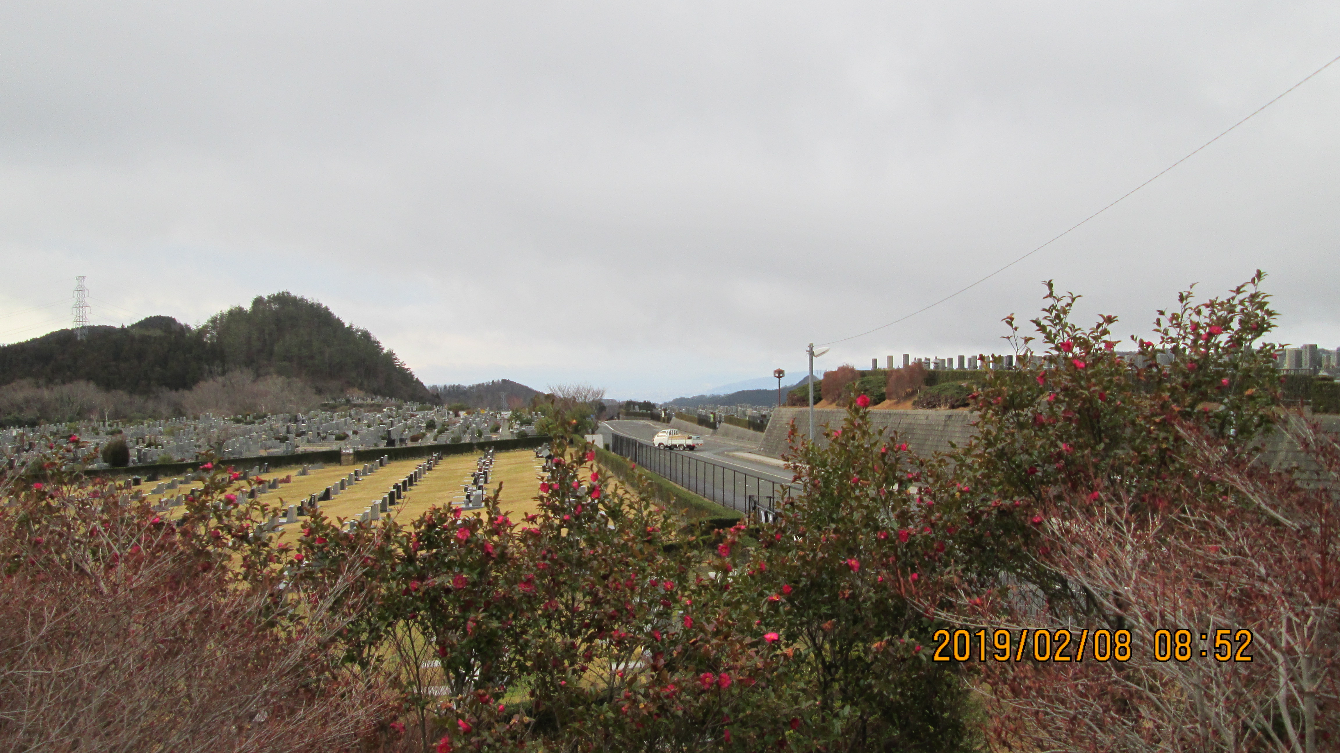 北口バス停・休憩所から風景