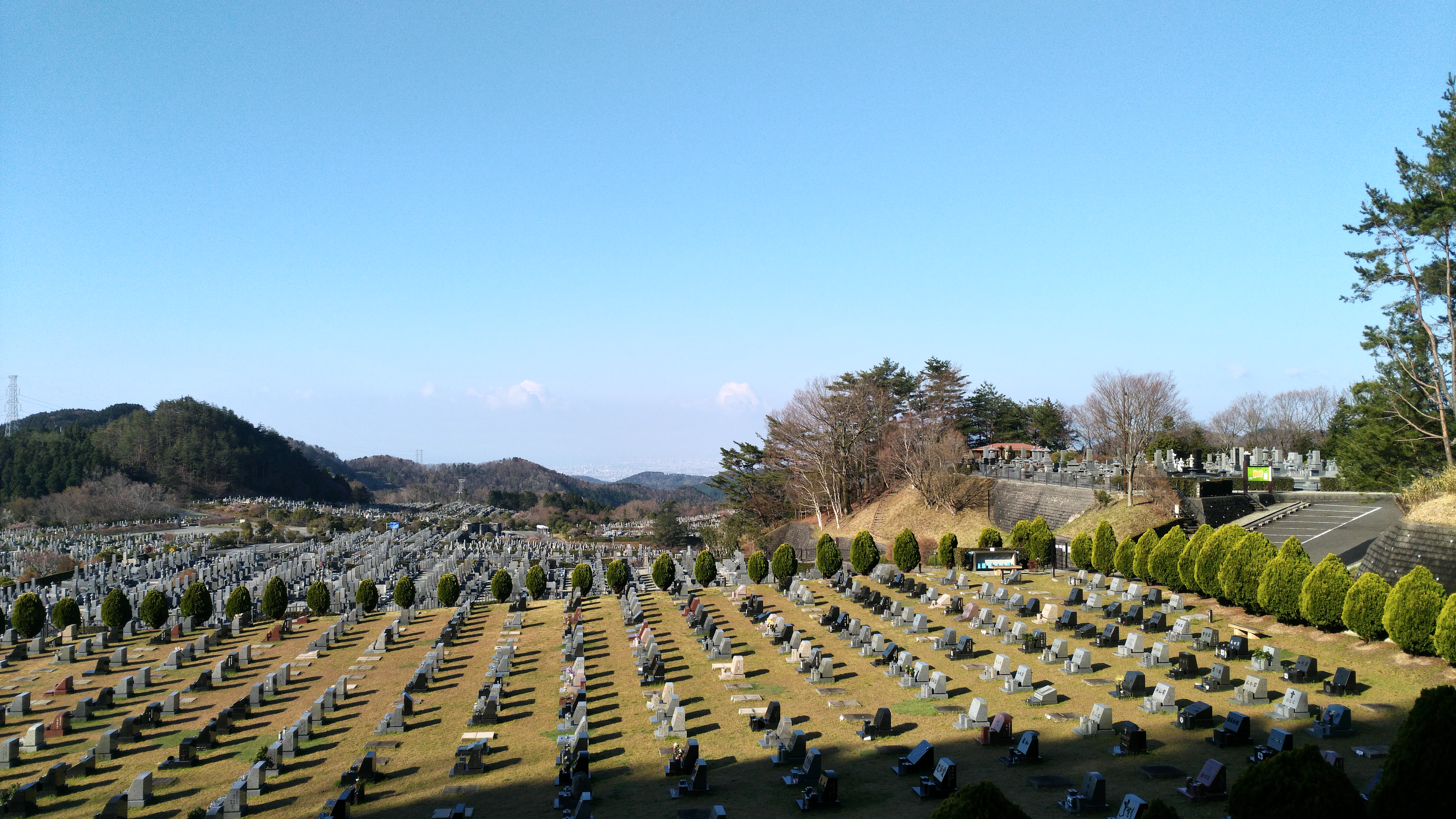 一般墓域・11区2番芝生墓所～風景