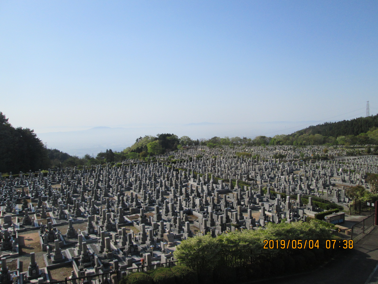 一般墓域・11区1番墓所から