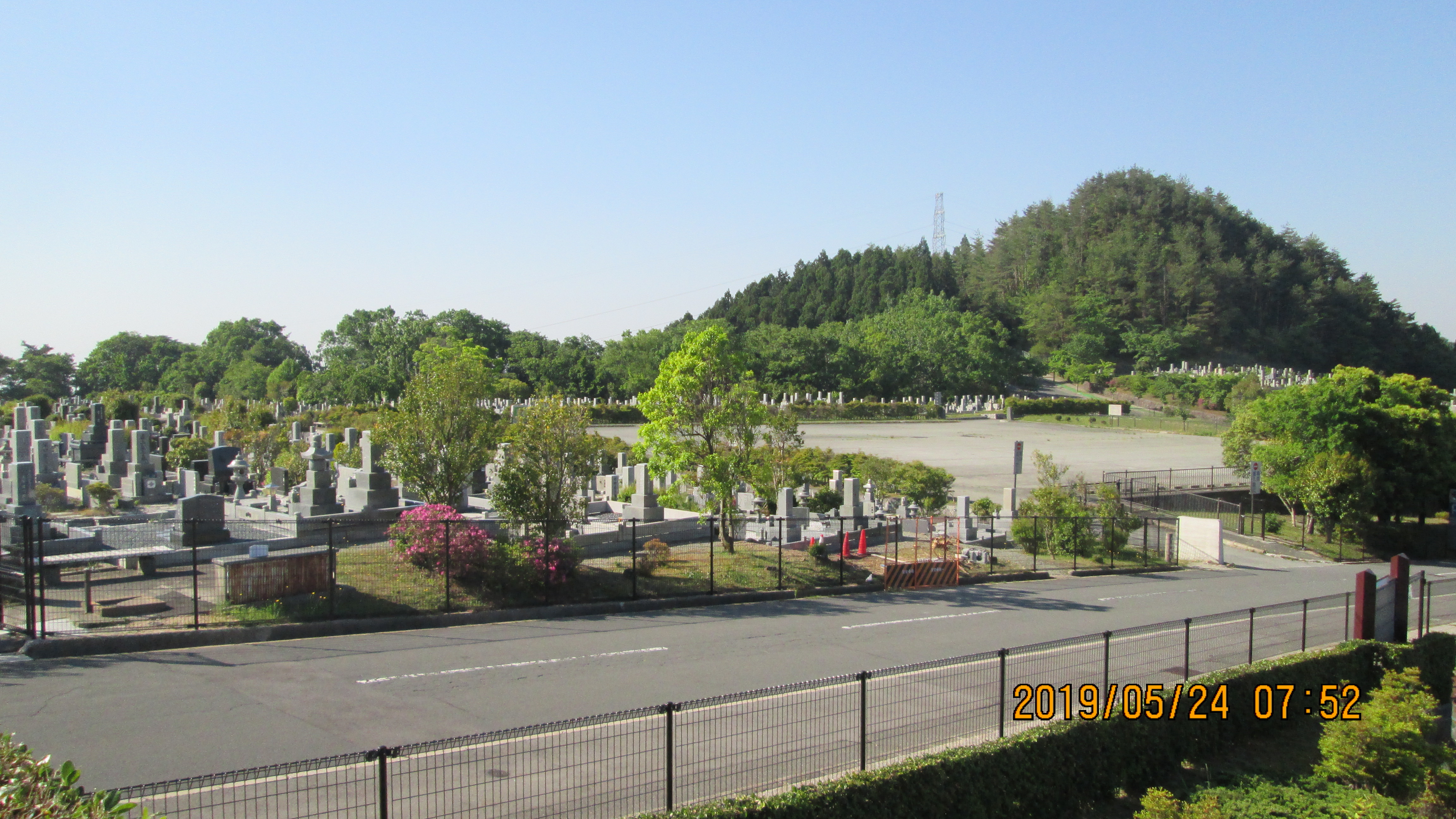 1区6番墓所～臨時駐車所・風景