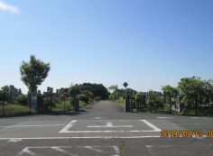 バス通り・1区4/6番墓所枝道入口