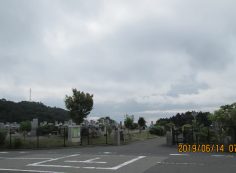 バス通り・1区4/6番墓所枝道入口