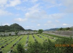霊園北口バス停・休憩所～風景