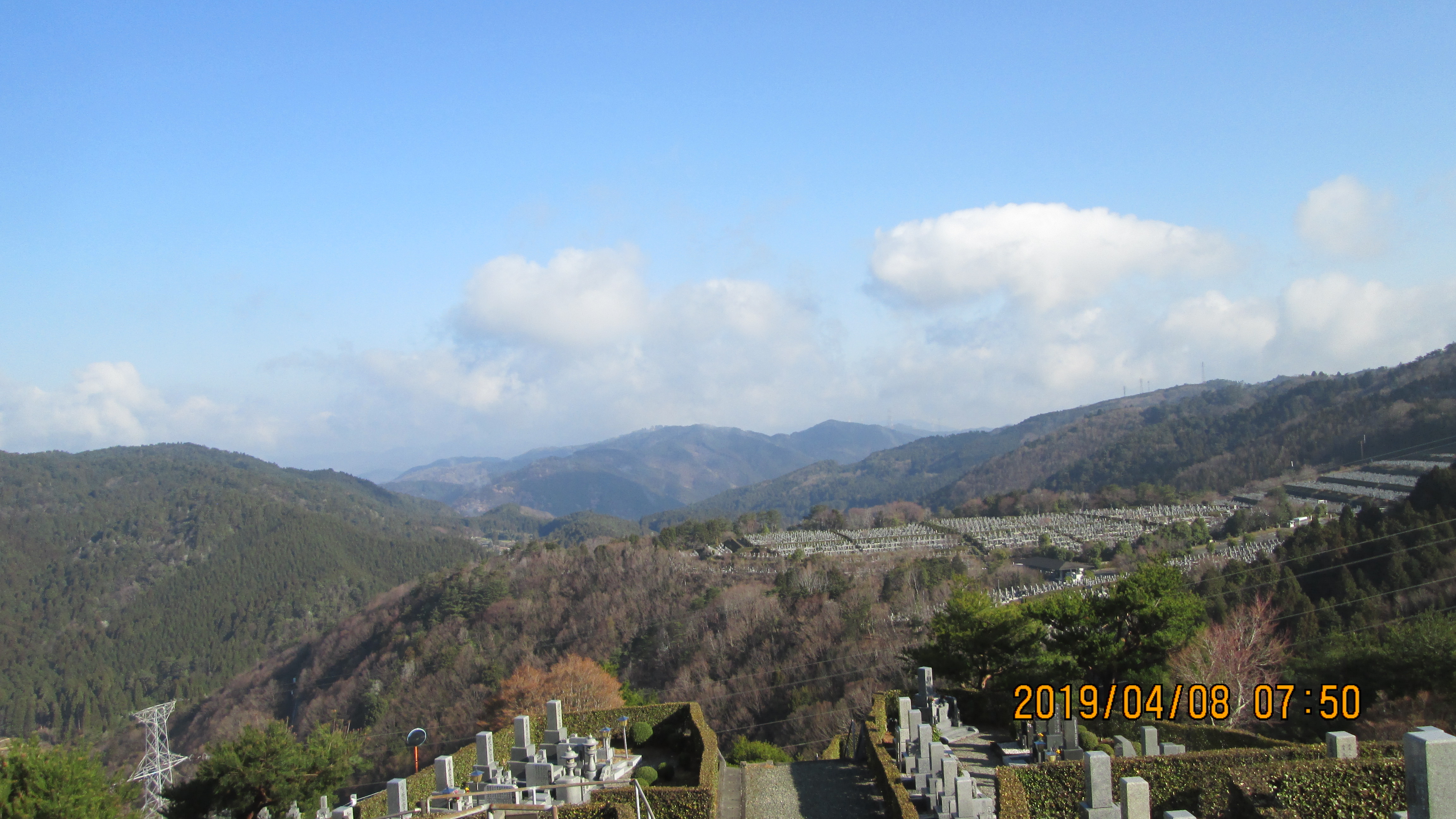 階段墓域・8区5番あずま家風景